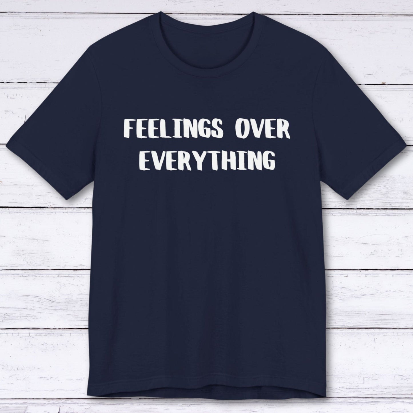 T-Shirt Navy / S Feelings Over Everything "FOE" T-shirt