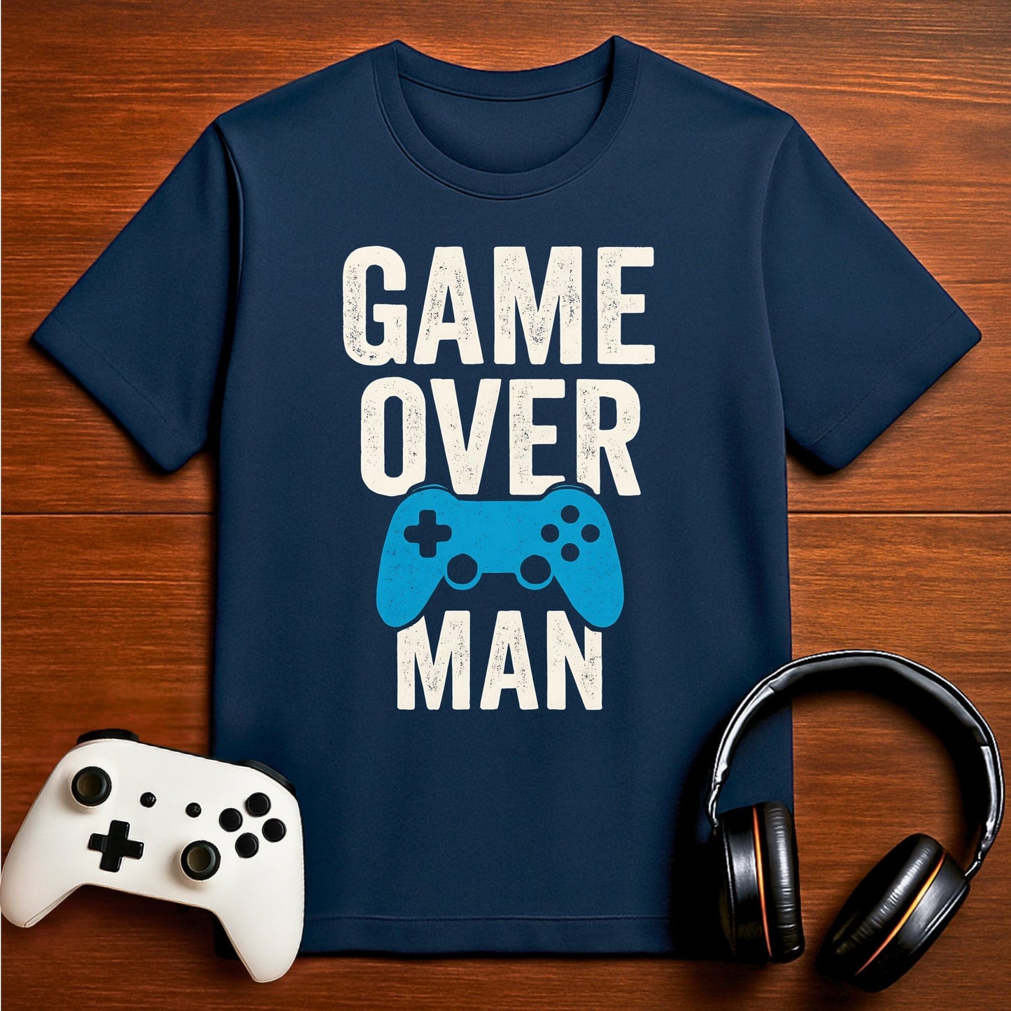 T-Shirt Navy / S Game Over Man T-shirt