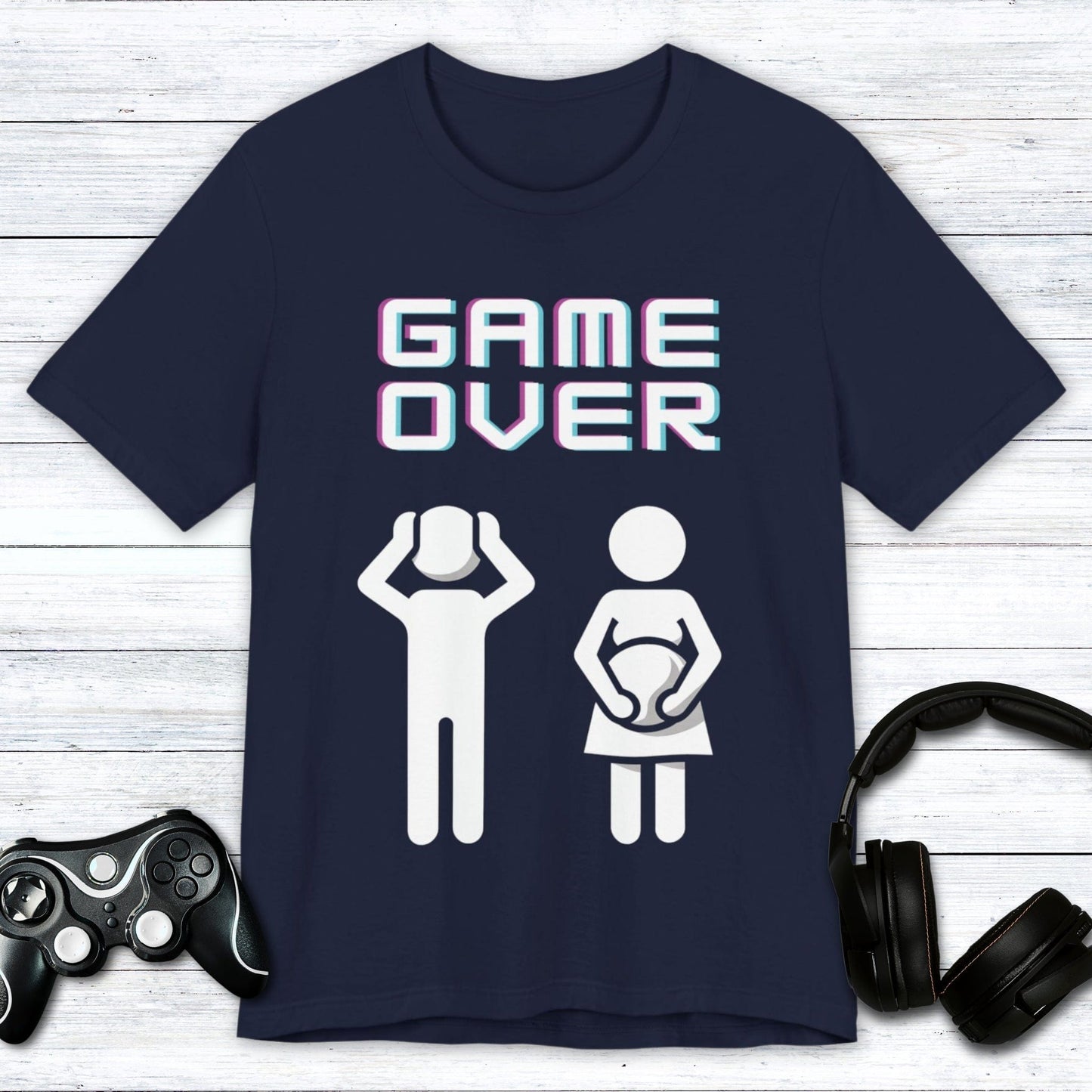 T-Shirt Navy / S Game Over: New Player Loading T-shirt