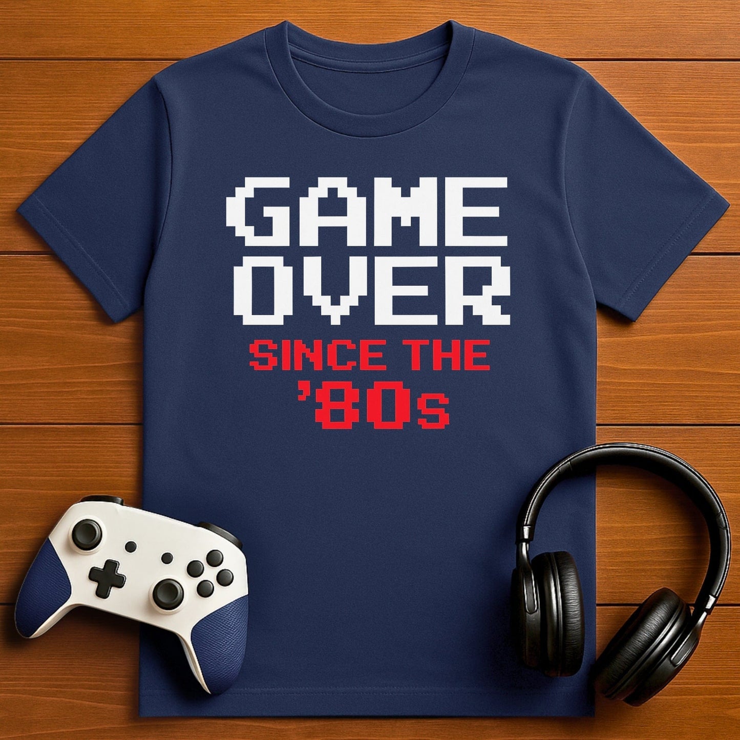 T-Shirt Navy / S Game Over "Retro" T-Shirt