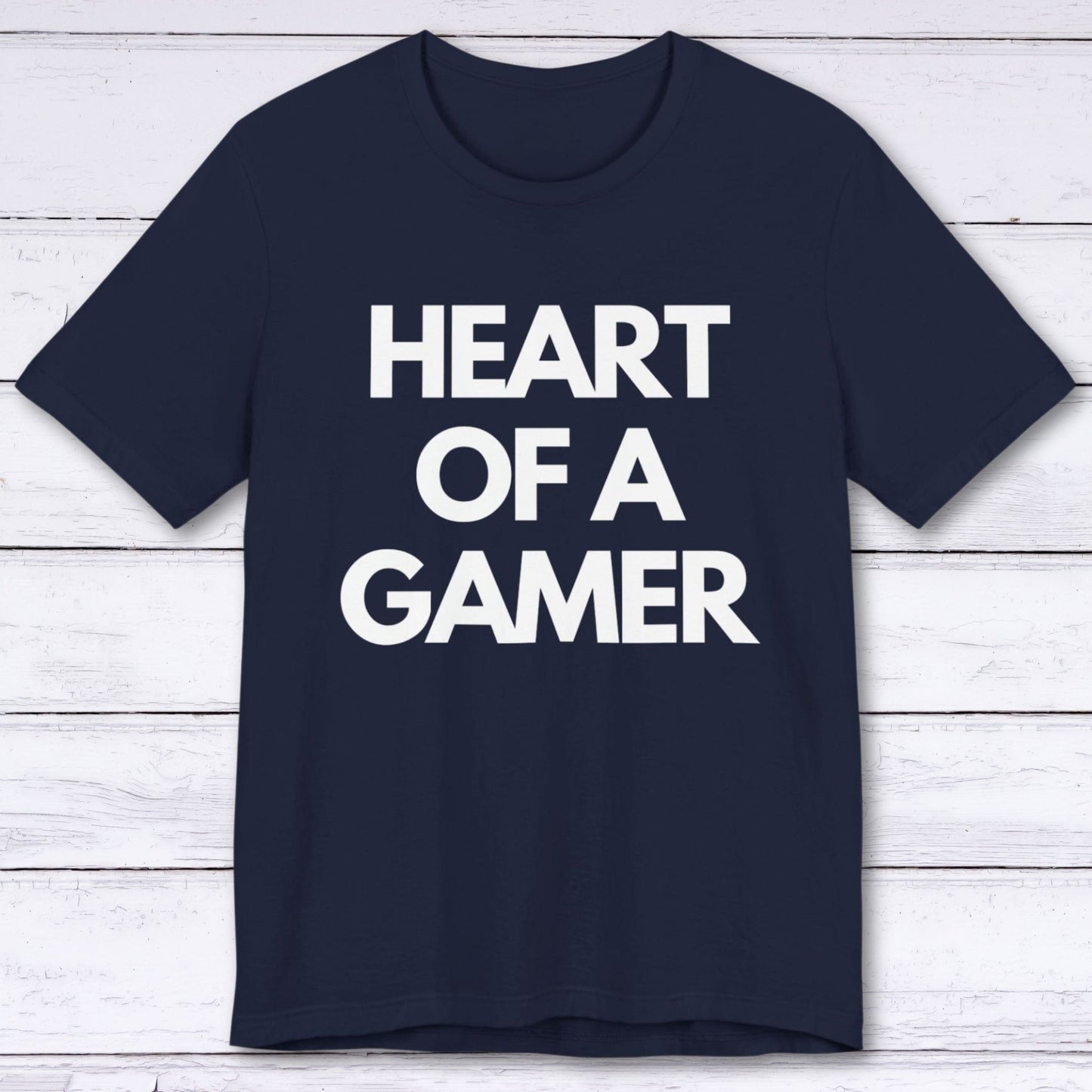 T-Shirt Navy / S Heart of a Gamer T-shirt