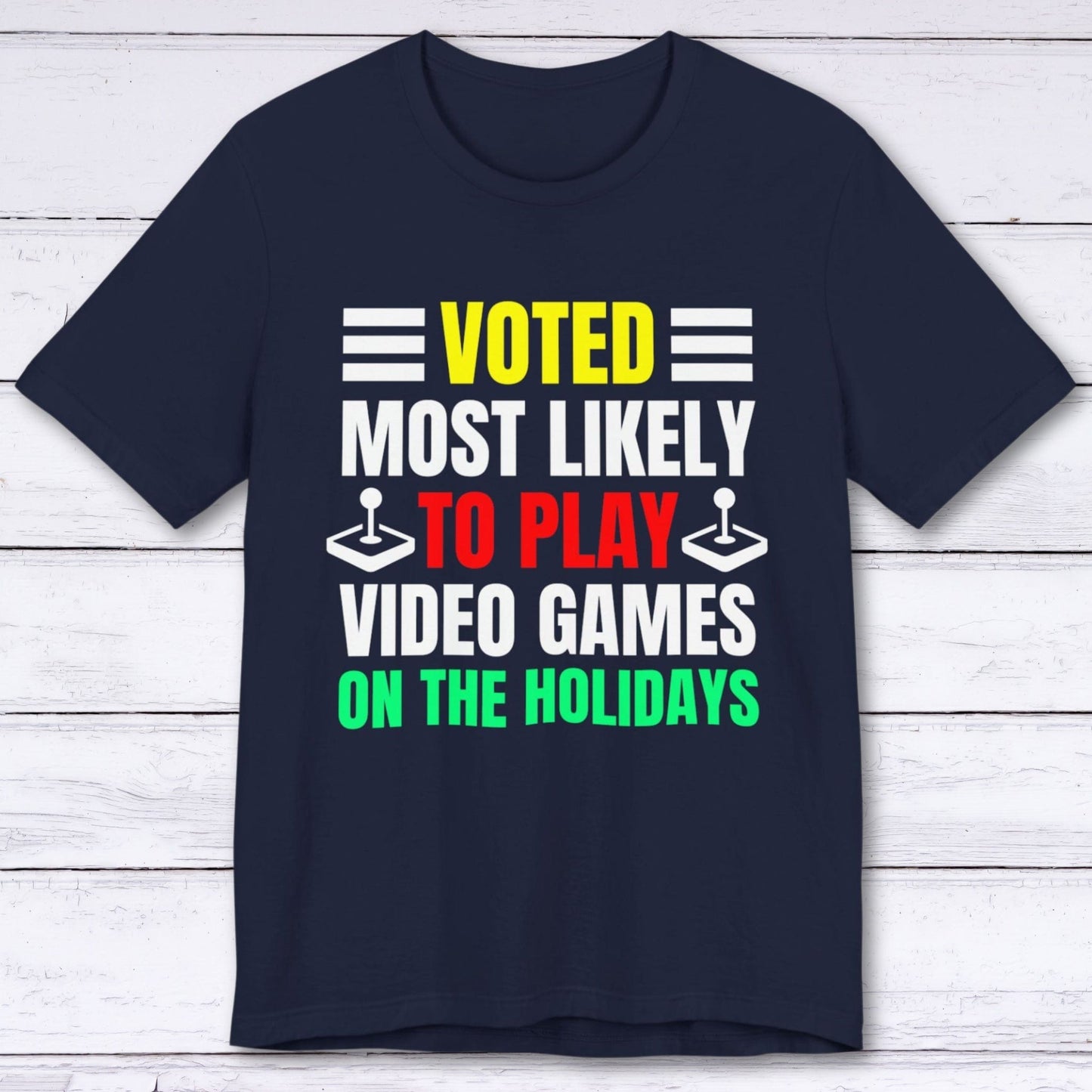 T-Shirt Navy / S Holiday Gamer T-shirt