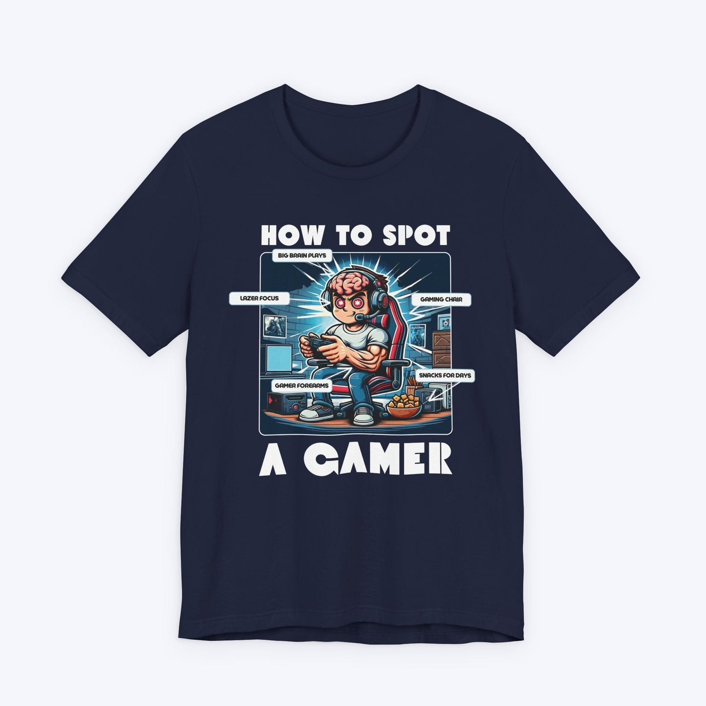 T-Shirt Navy / S How to Spot a Gamer T-shirt
