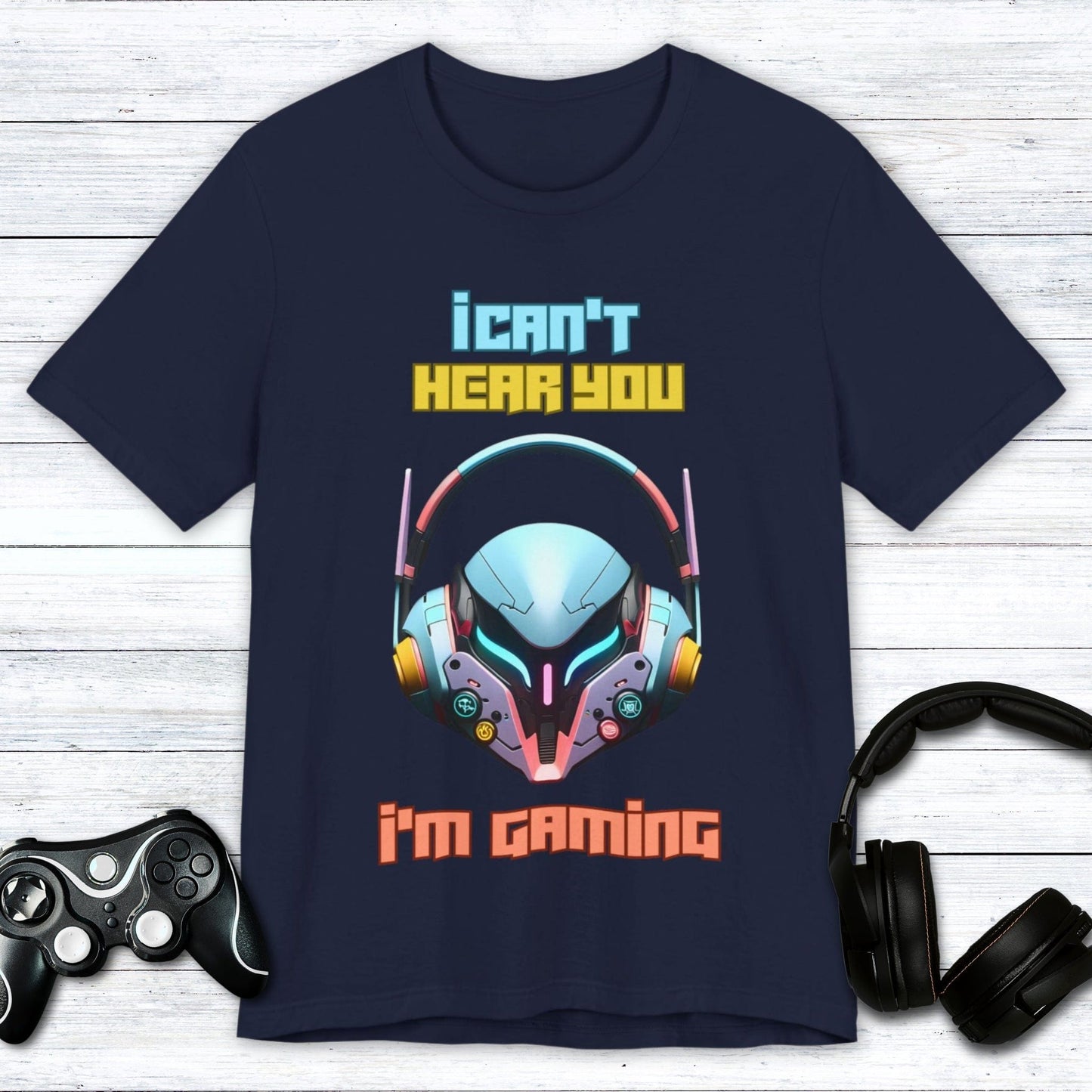 T-Shirt Navy / S Hyper Sound Helm Gamer T-shirt