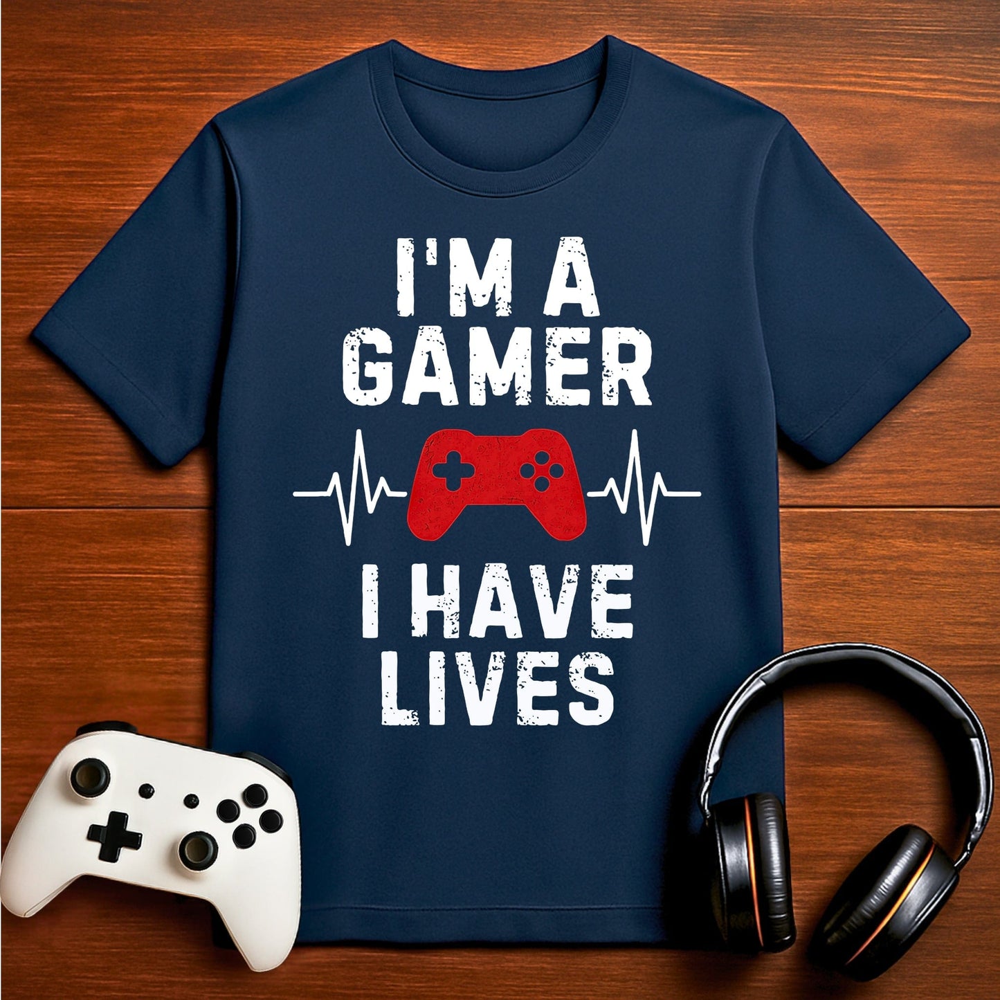 T-Shirt Navy / S I Don’t Die—I Respawn T-shirt