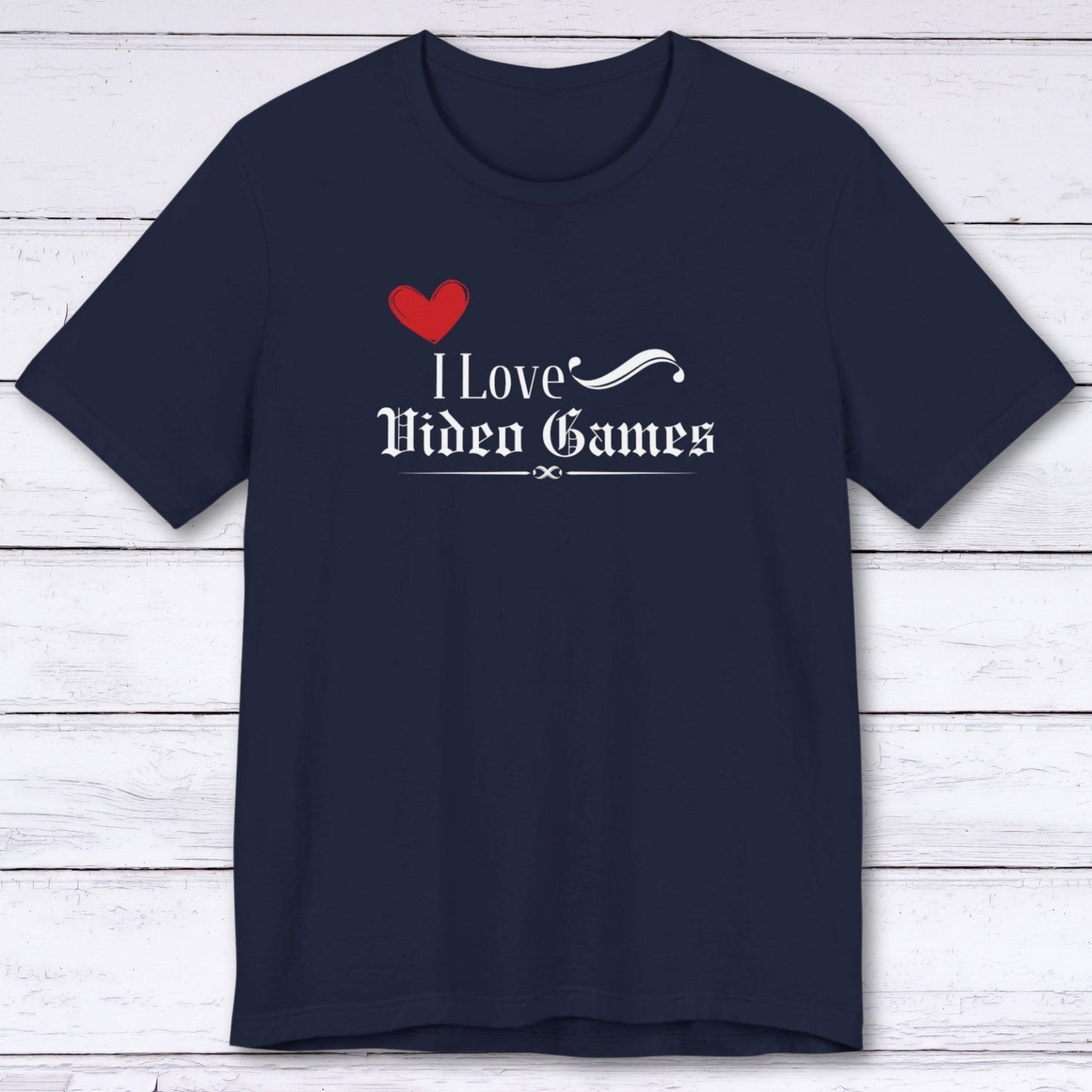 T-Shirt Navy / S I Heart Video Games T-shirt