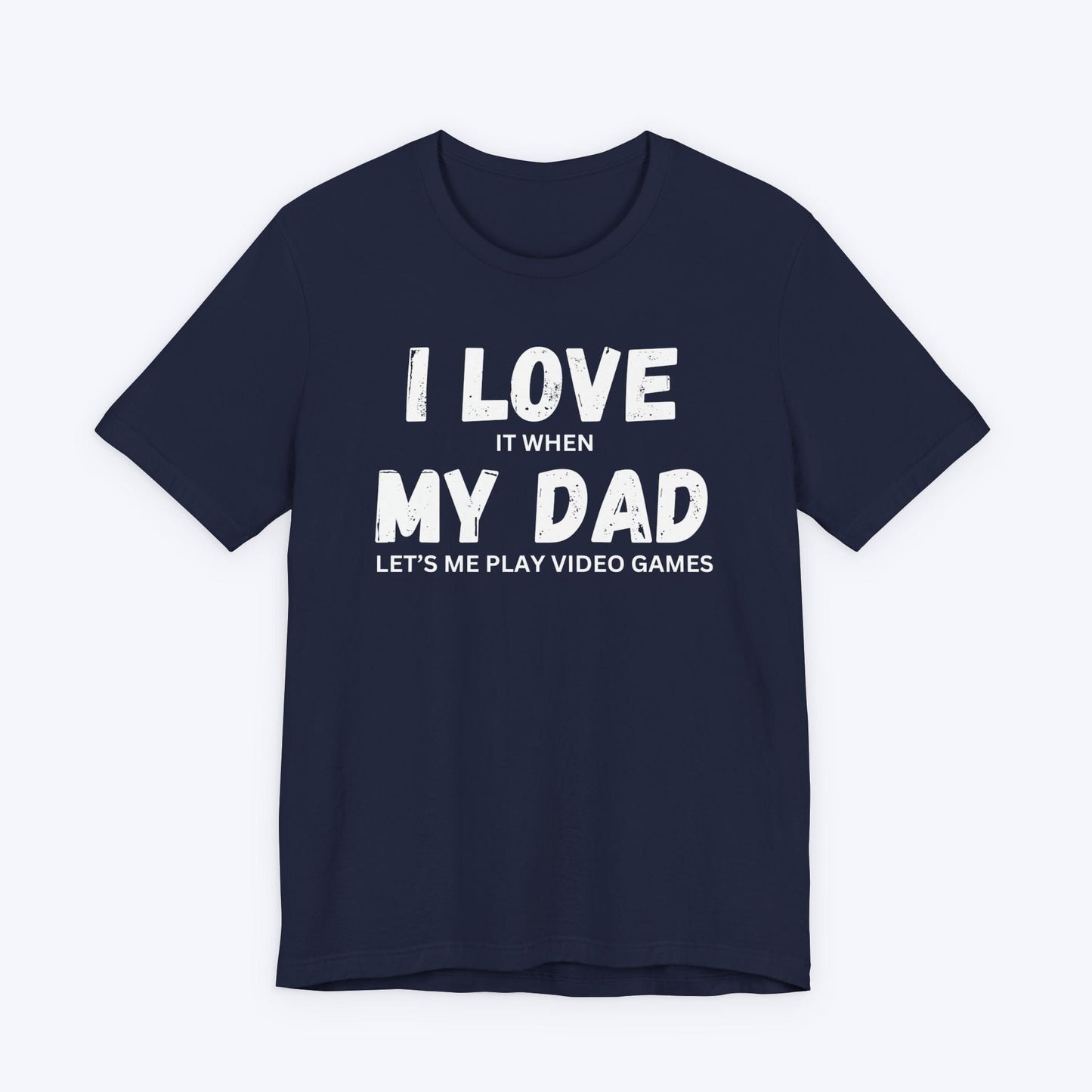 T-Shirt Navy / S I Love My Dad (Gamer) T-shirt