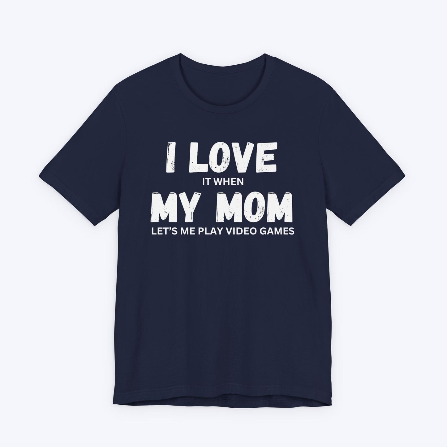 T-Shirt Navy / S I Love My Mom (Gamer) T-shirt