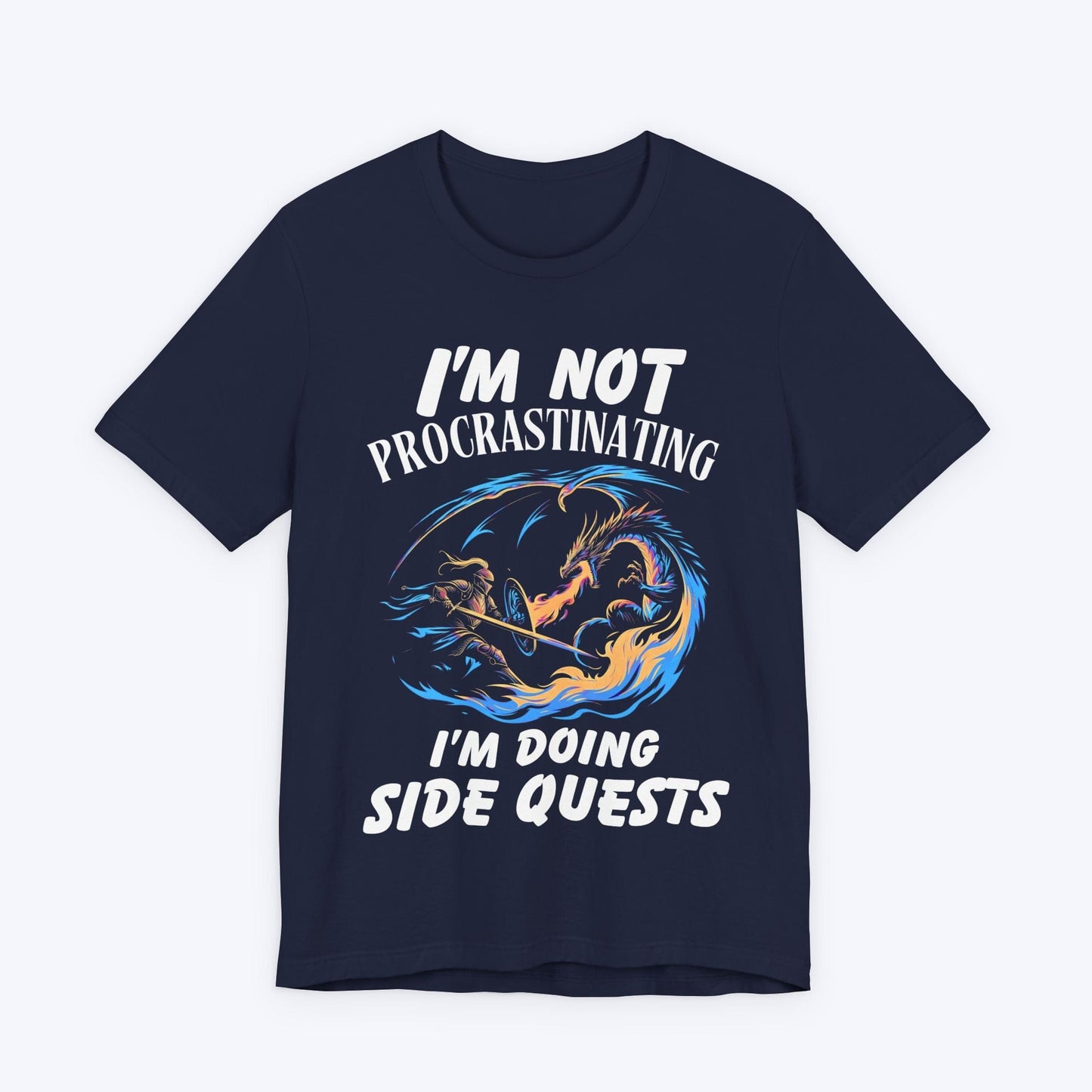 T-Shirt Navy / S I'm Not Procrastinating (I'm Doing Side Quests) T-shirt