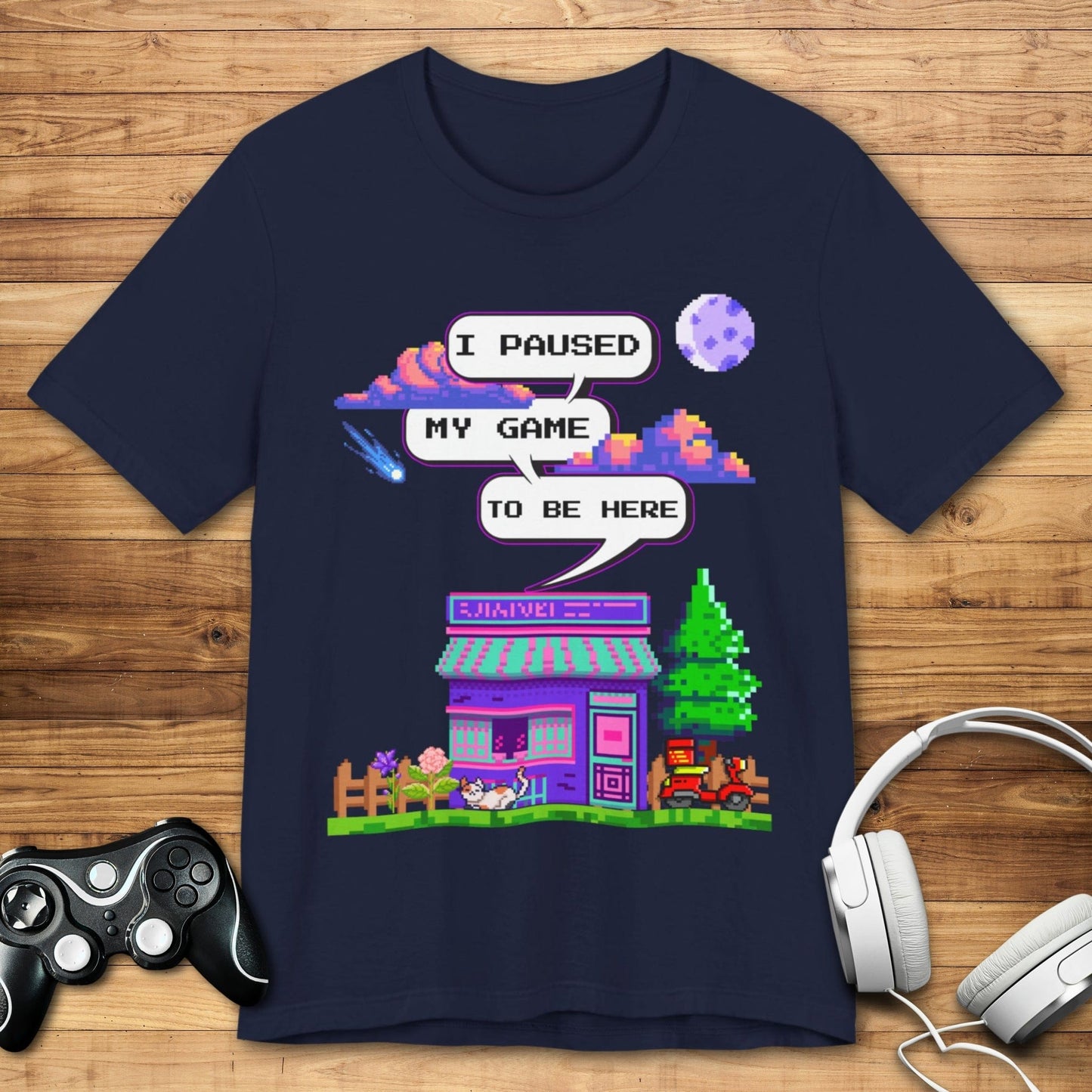 T-Shirt Navy / S I Miss My Pixel World T-shirt