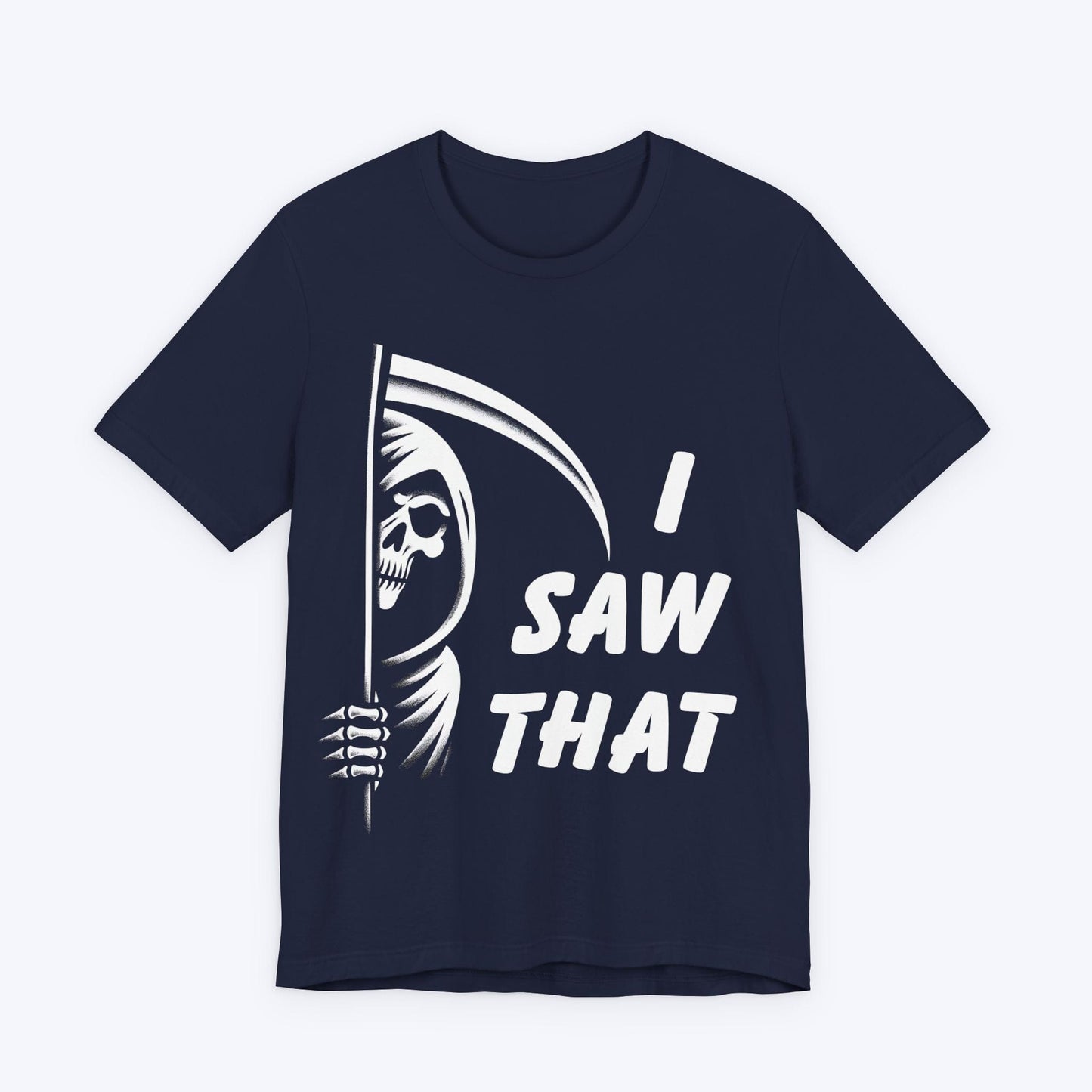 T-Shirt Navy / S I Saw That - Grim Reaper T-shirt
