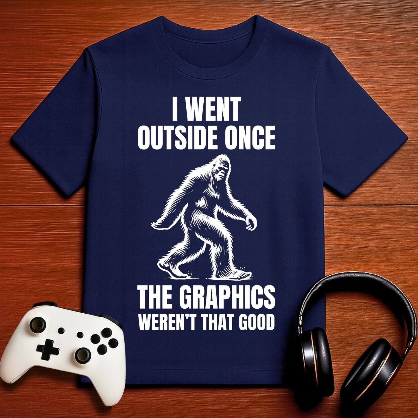T-Shirt Navy / S I Went Outside. Didn't Spot Me T-shirt