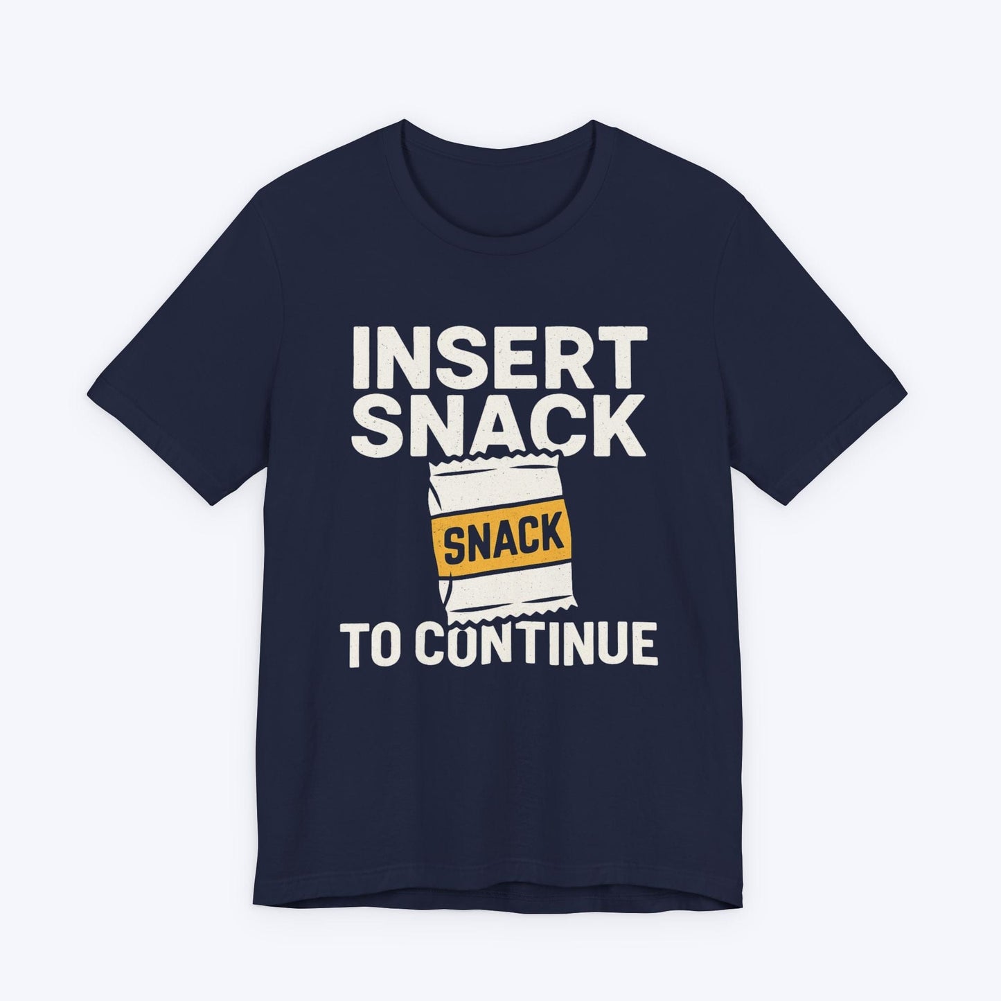 T-Shirt Navy / S Insert Snack to Continue T-shirt