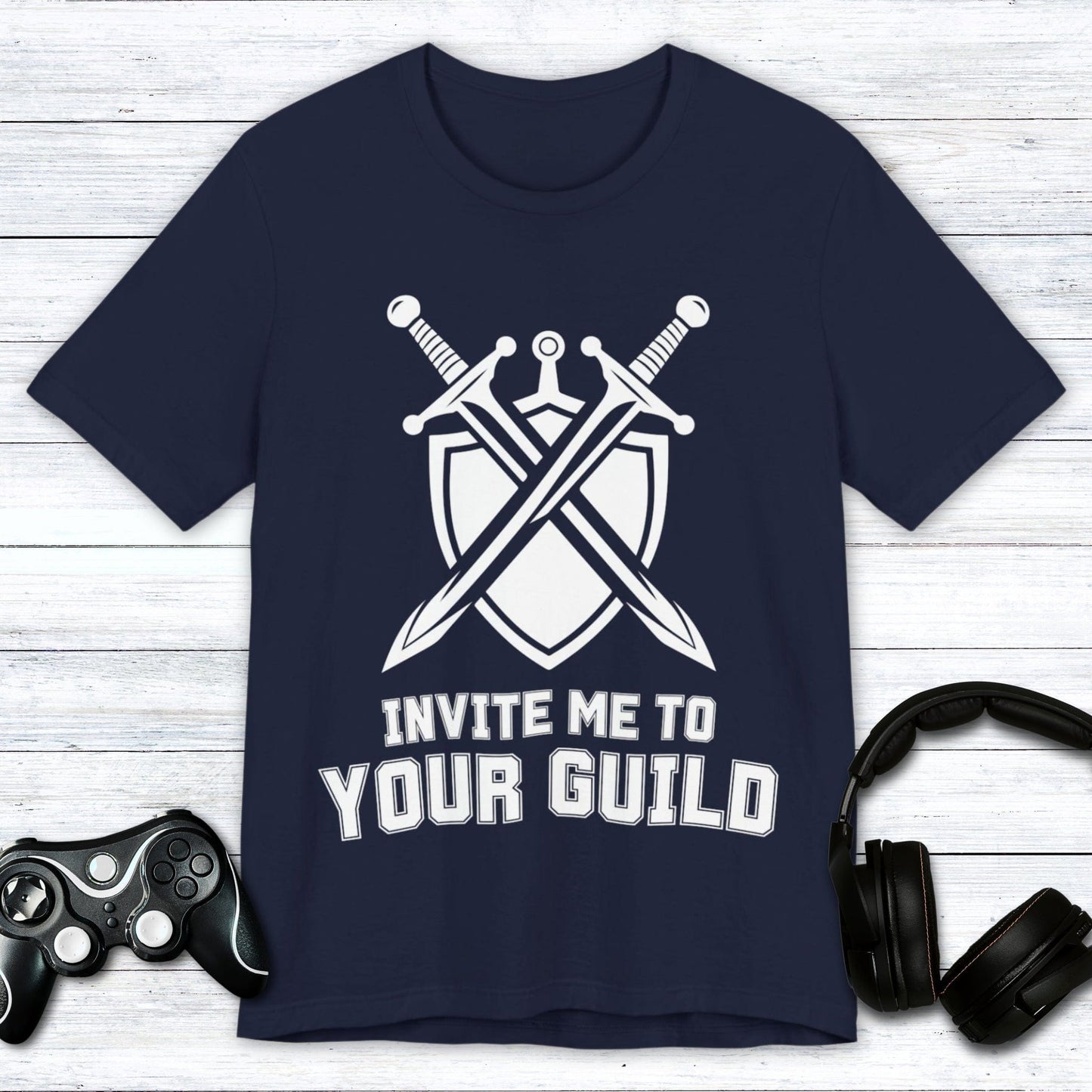 T-Shirt Navy / S Invite Me To Your Guild T-shirt