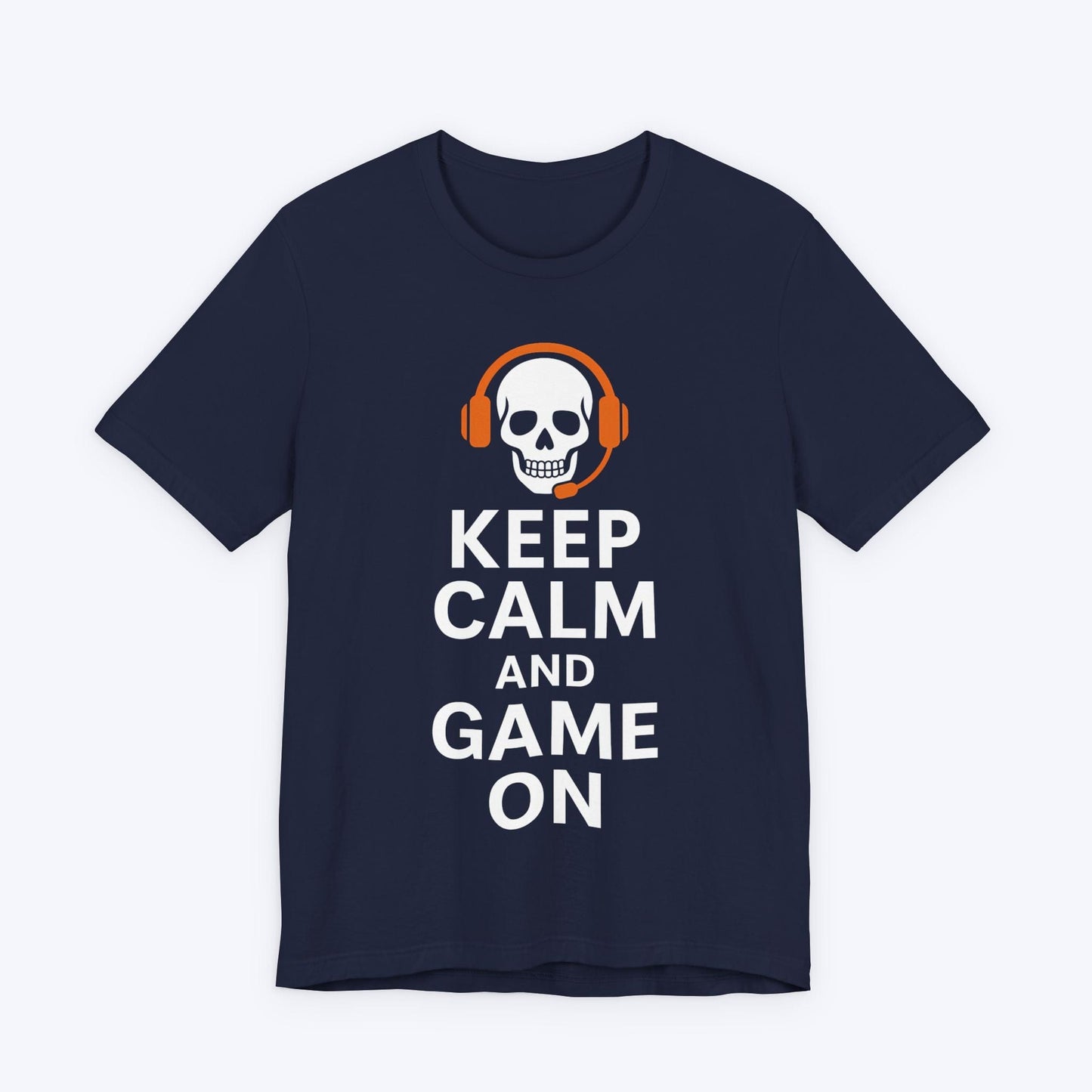 T-Shirt Navy / S Keep Calm and Game On T-shirt