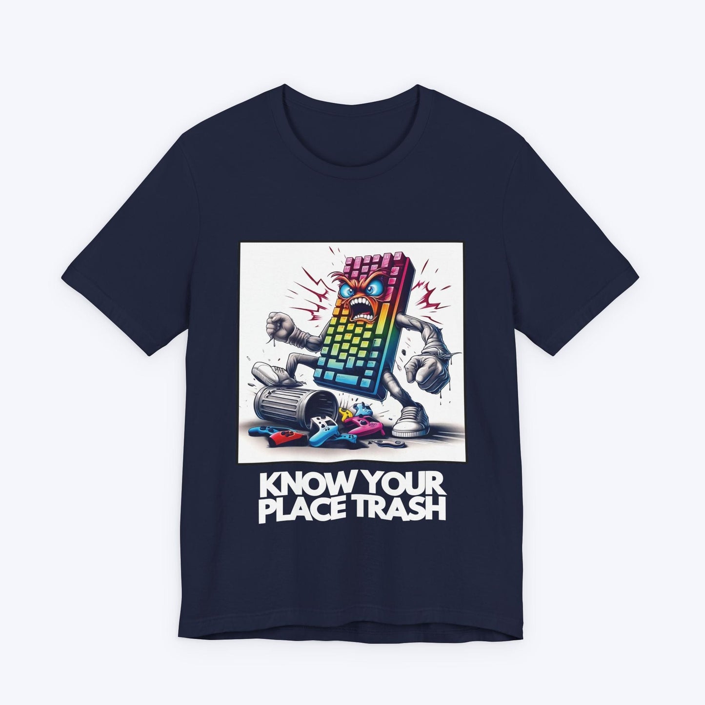 T-Shirt Navy / S Know Your Place Gamer T-shirt