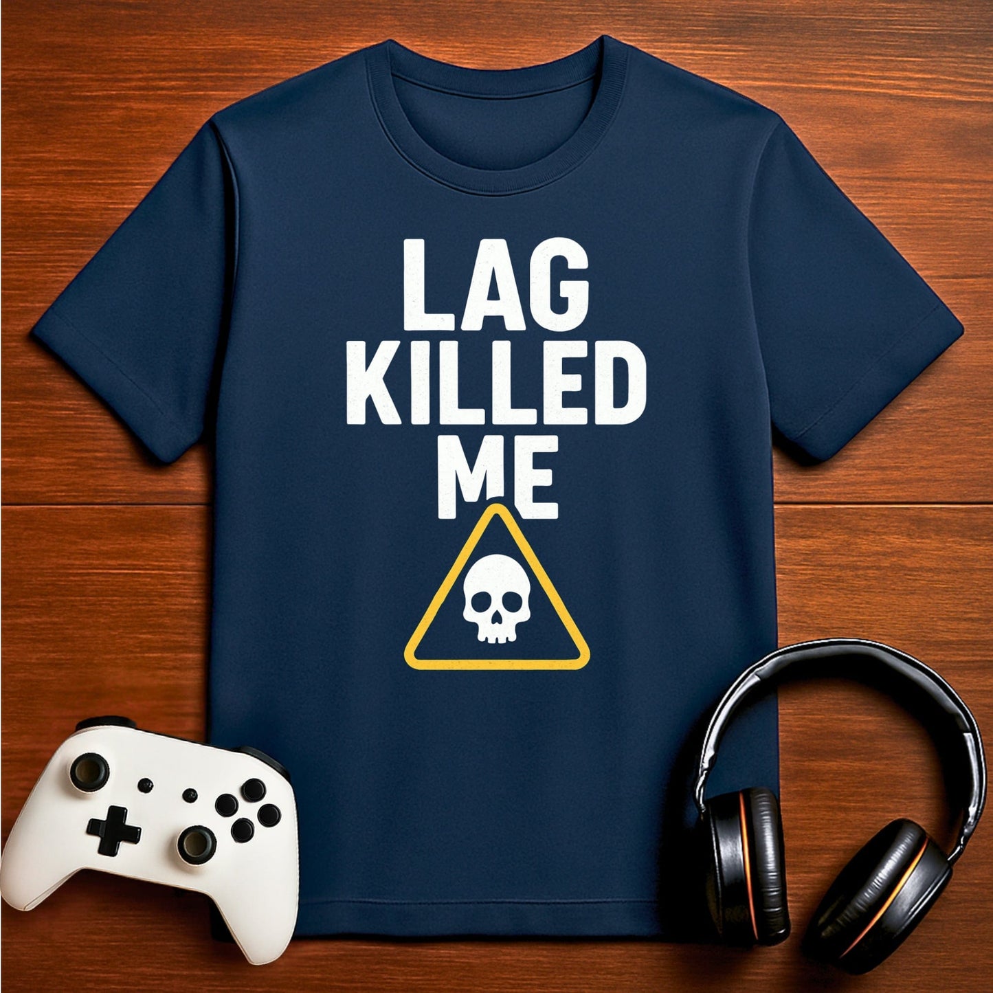 T-Shirt Navy / S Lagged Out Mid-Fight T-shirt