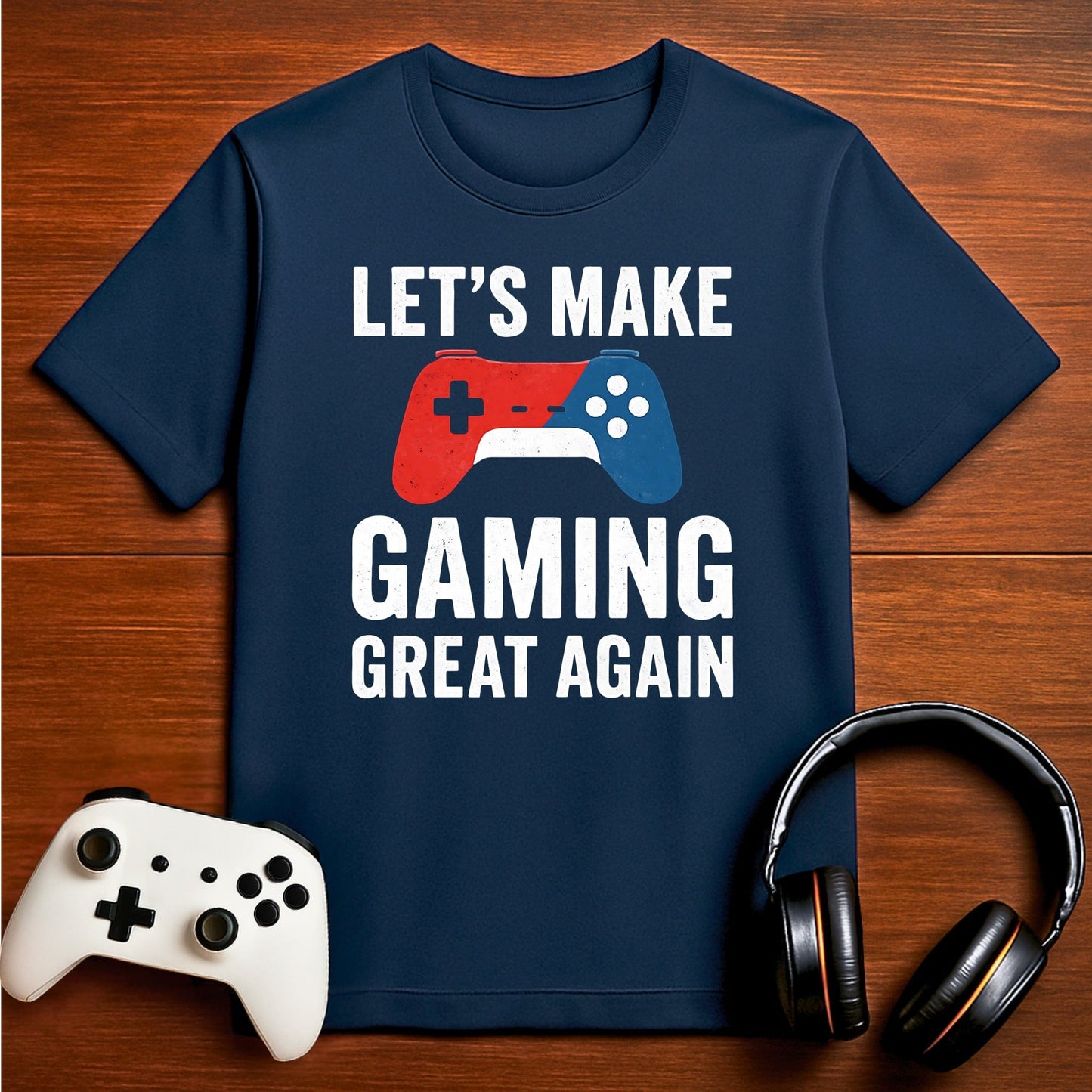 T-Shirt Navy / S Let’s Make Gaming Great Again T-shirt