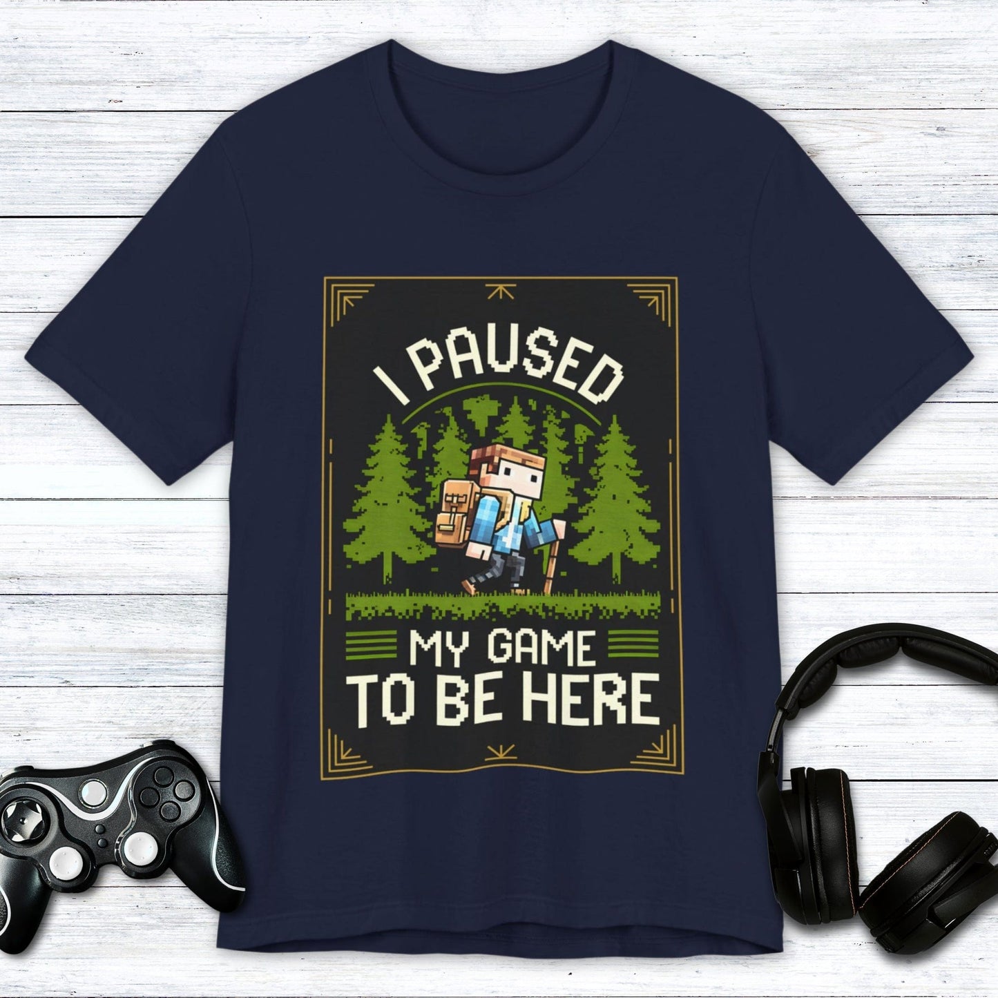 T-Shirt Navy / S Leveling Up in Real Life T-shirt