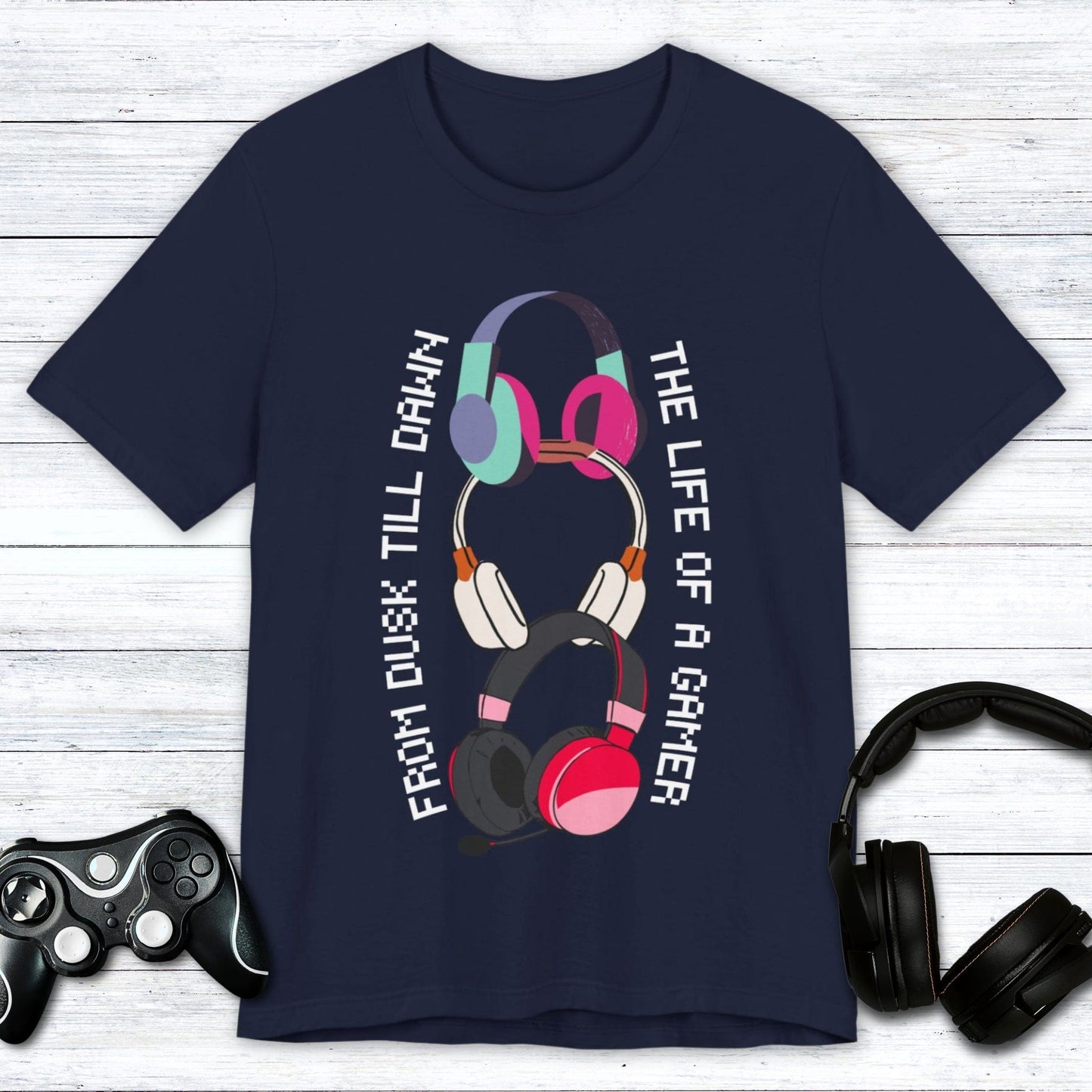 T-Shirt Navy / S Life of a Gamer (Headset) T-shirt