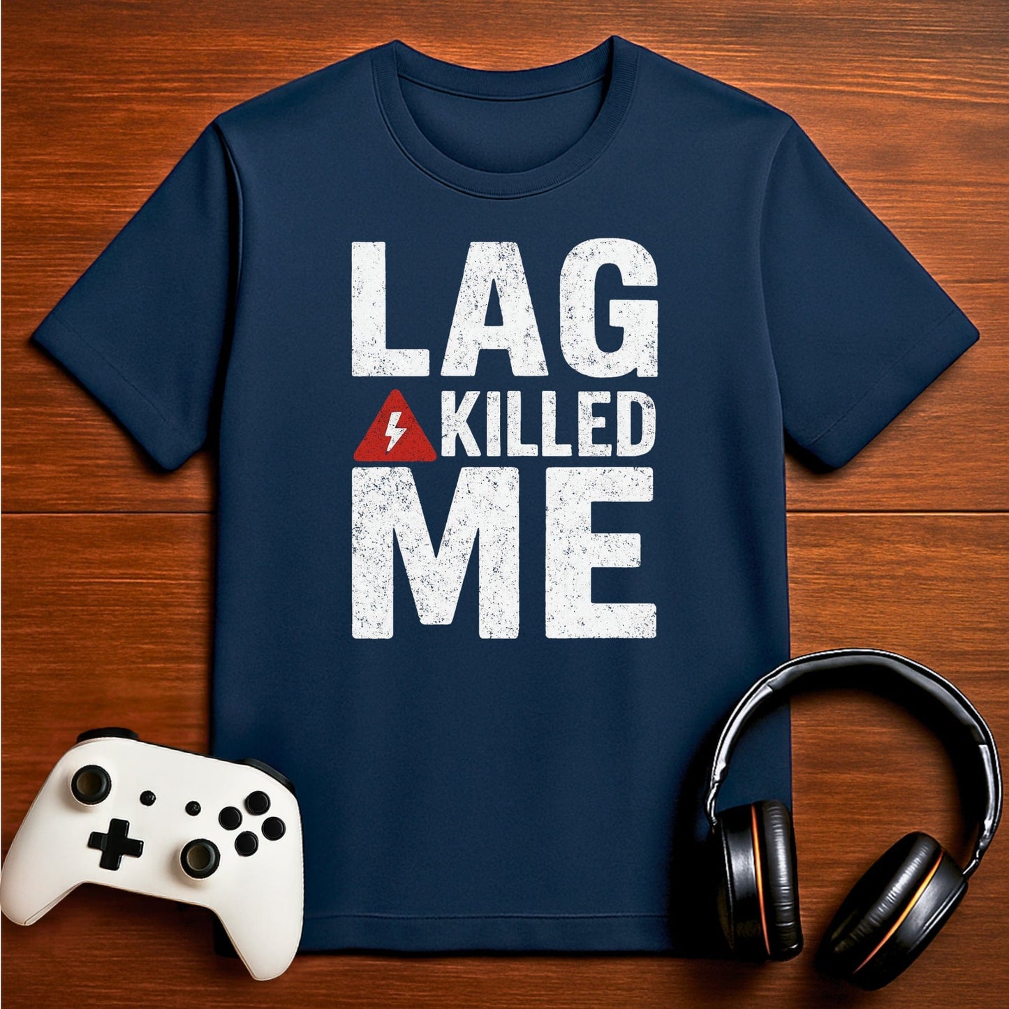 T-Shirt Navy / S My KD Ratio Hates Lag T-shirt