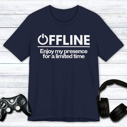 T-Shirt Navy / S Offline - For a Limited Time T-shirt