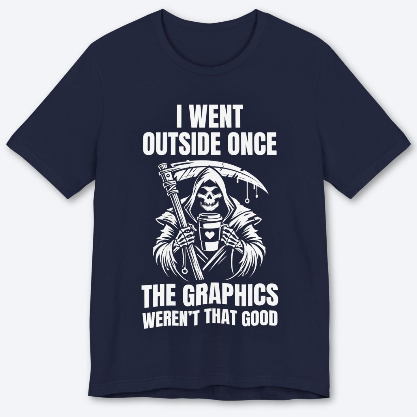 T-Shirt Navy / S Outside Was Lifeless T-shirt