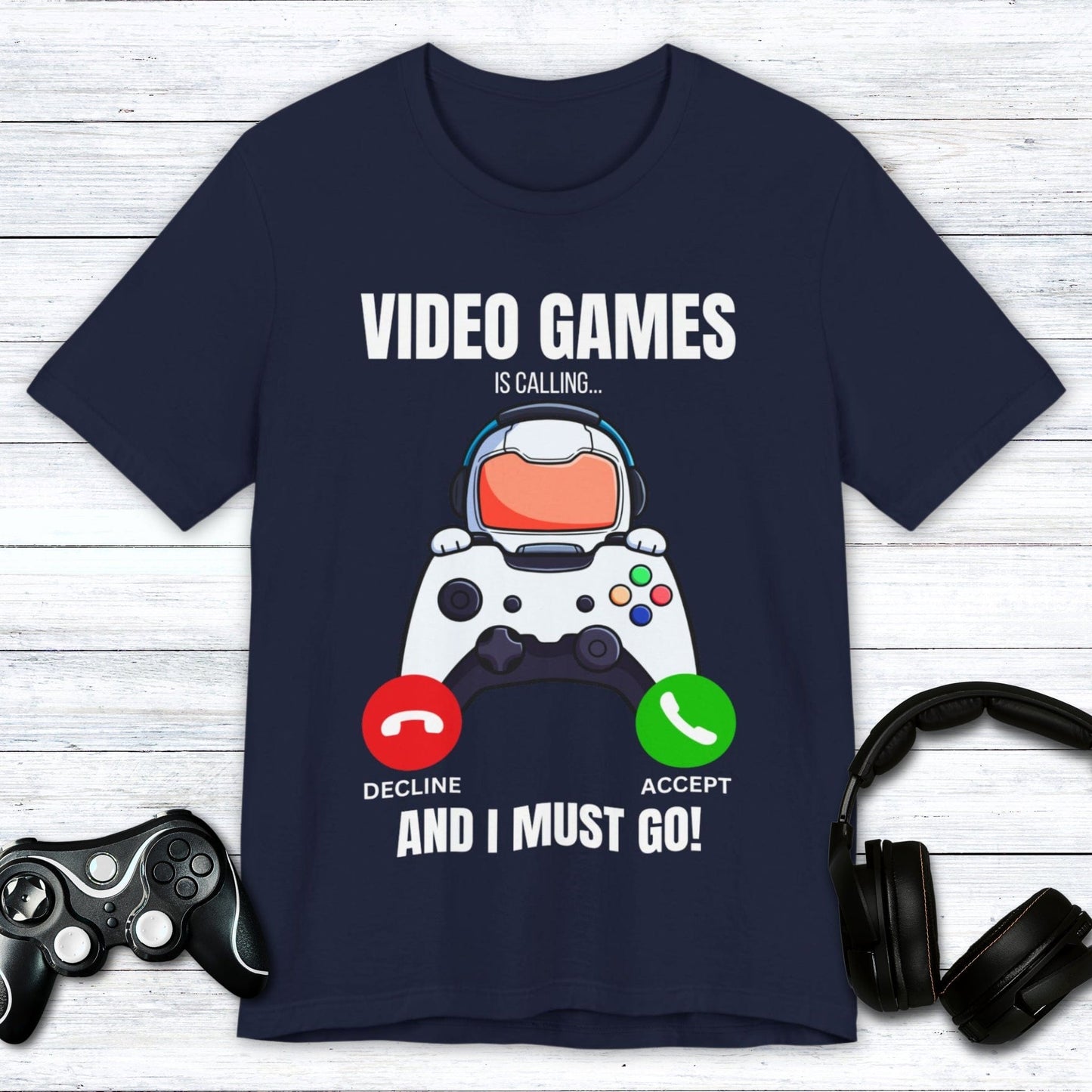 T-Shirt Navy / S Pick Up the Controller T-shirt