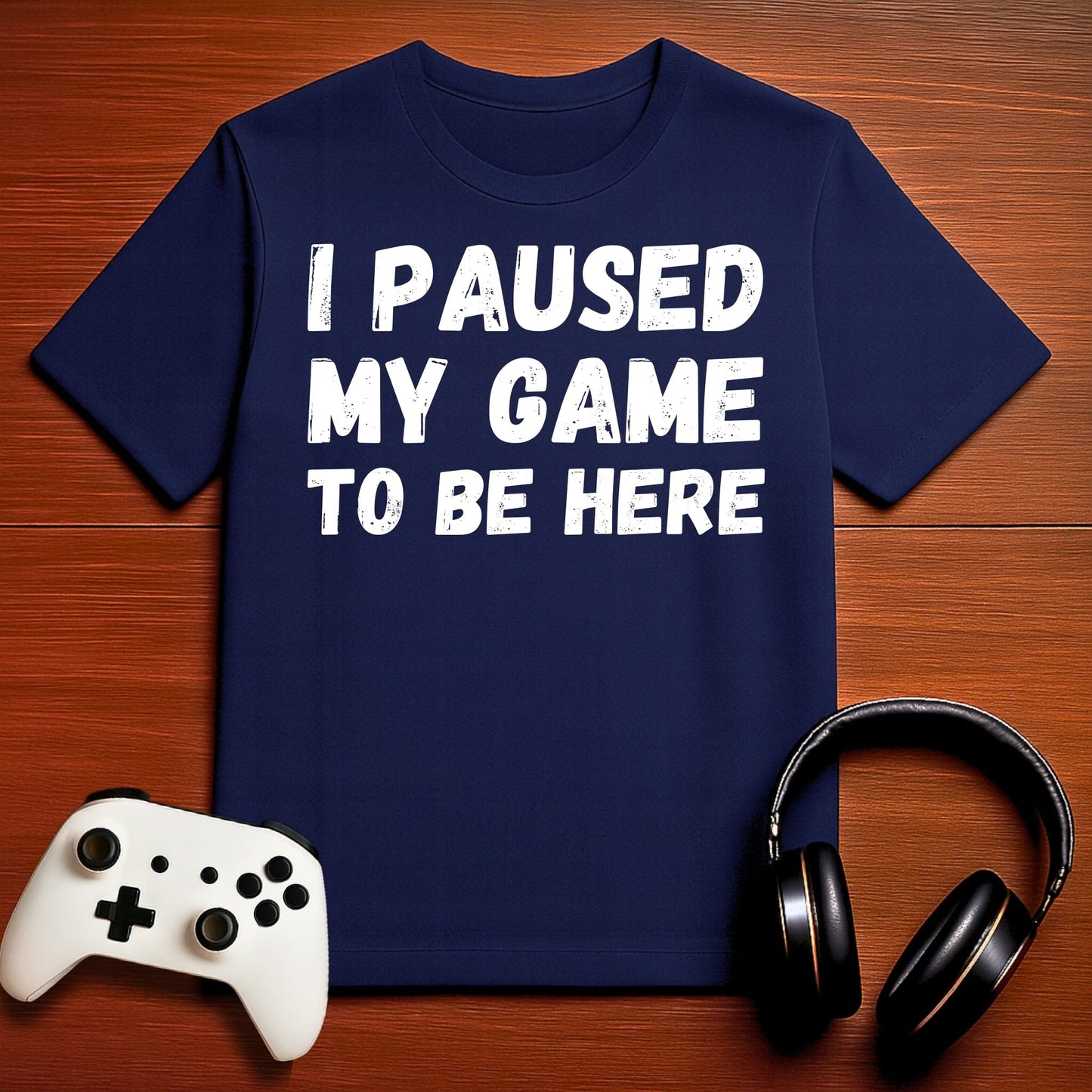 T-Shirt Navy / S Reluctantly Paused T-shirt