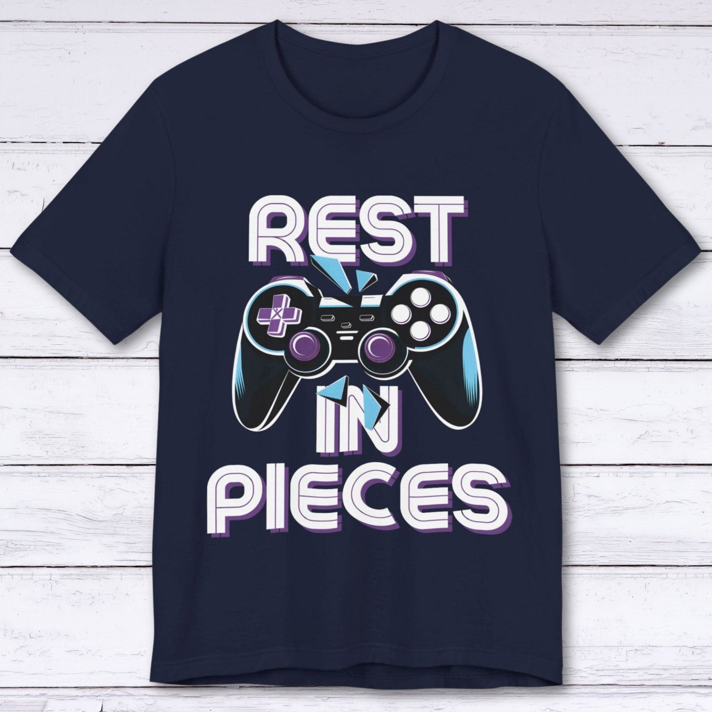 T-Shirt Navy / S Rest In Pieces T-shirt