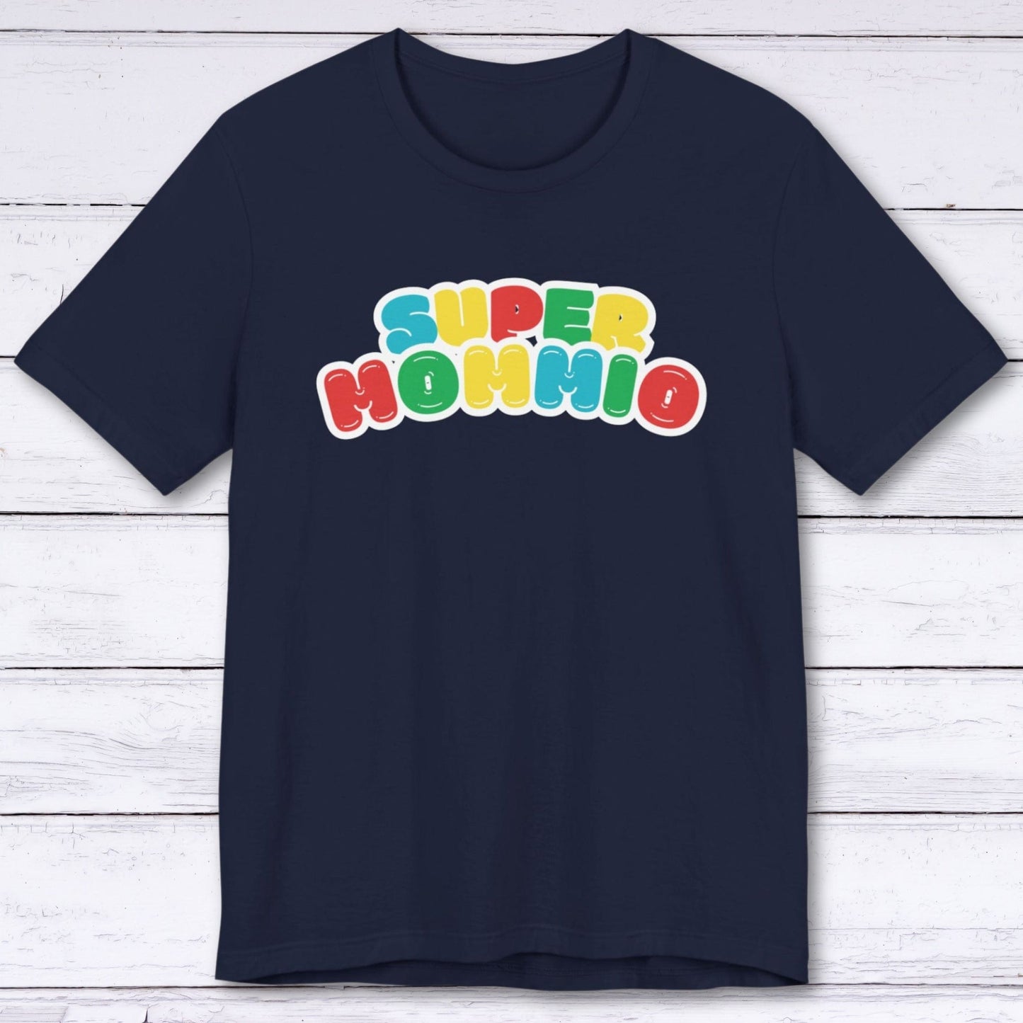 T-Shirt Navy / S Super Mommio (Bubbles) T-shirt