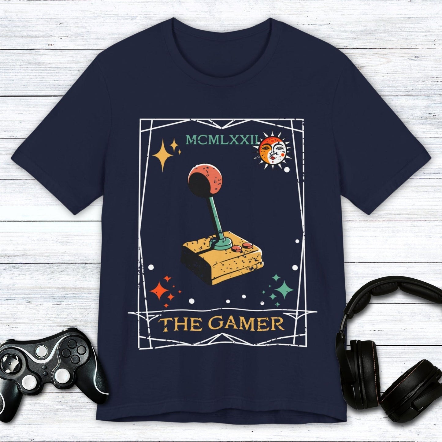 T-Shirt Navy / S The Gamer "Tarot Card" T-shirt