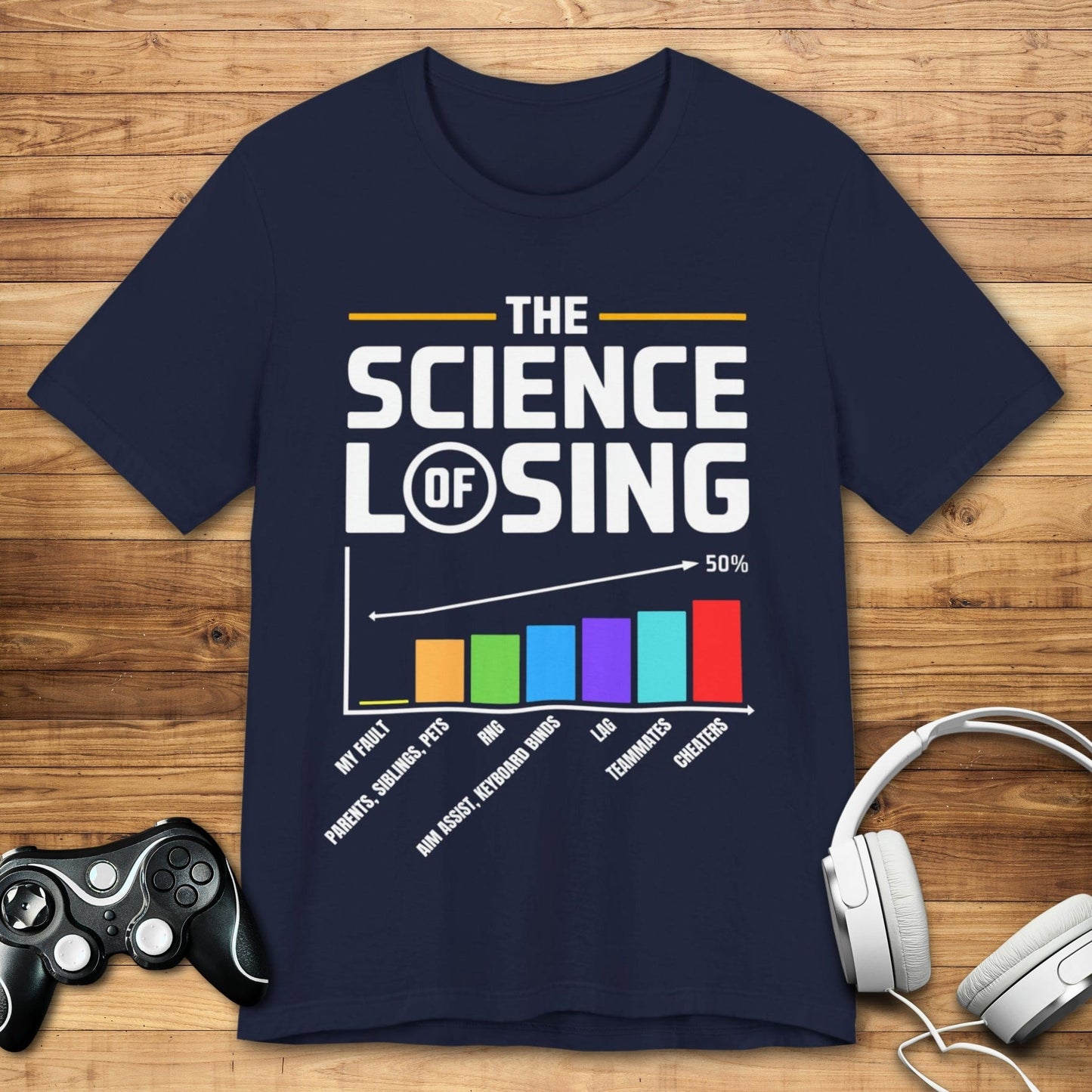 T-Shirt Navy / S The Science of Losing T-shirt