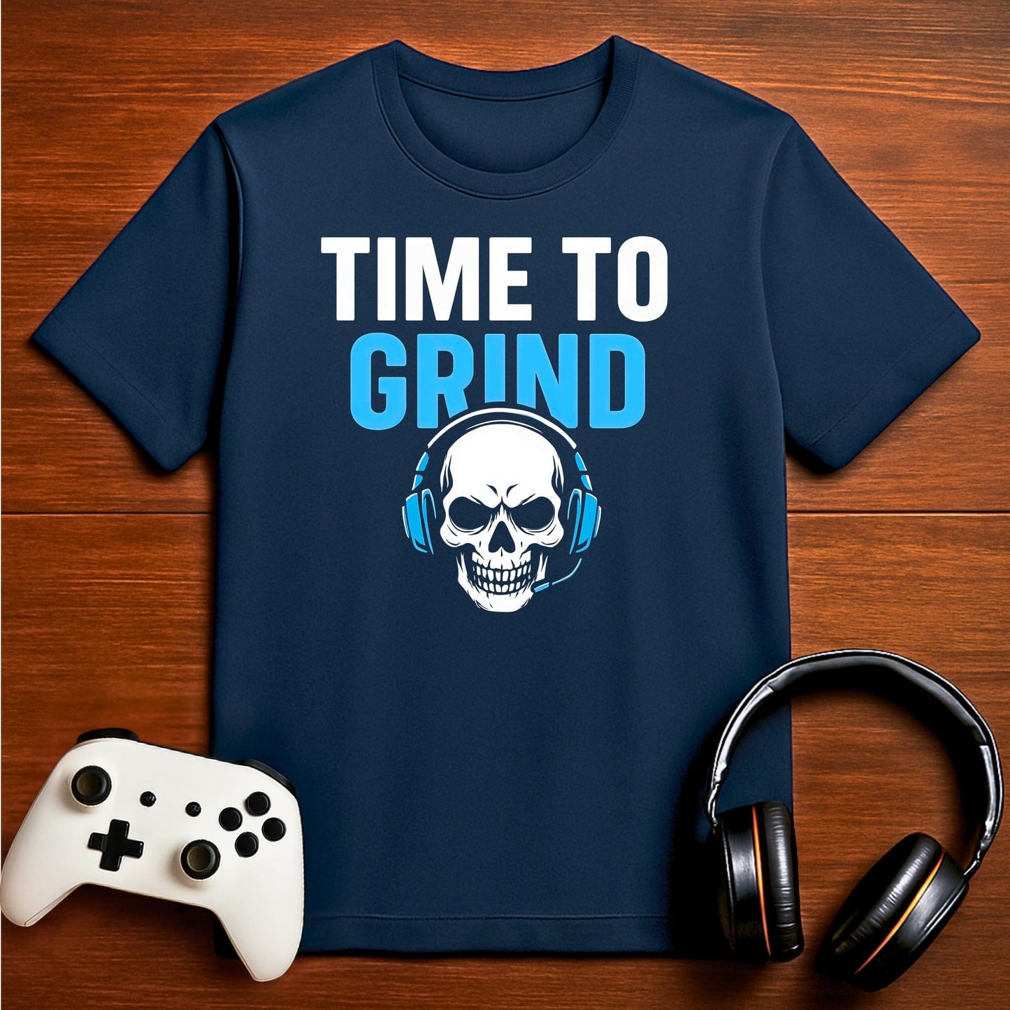 T-Shirt Navy / S Time To Grind T-Shirt