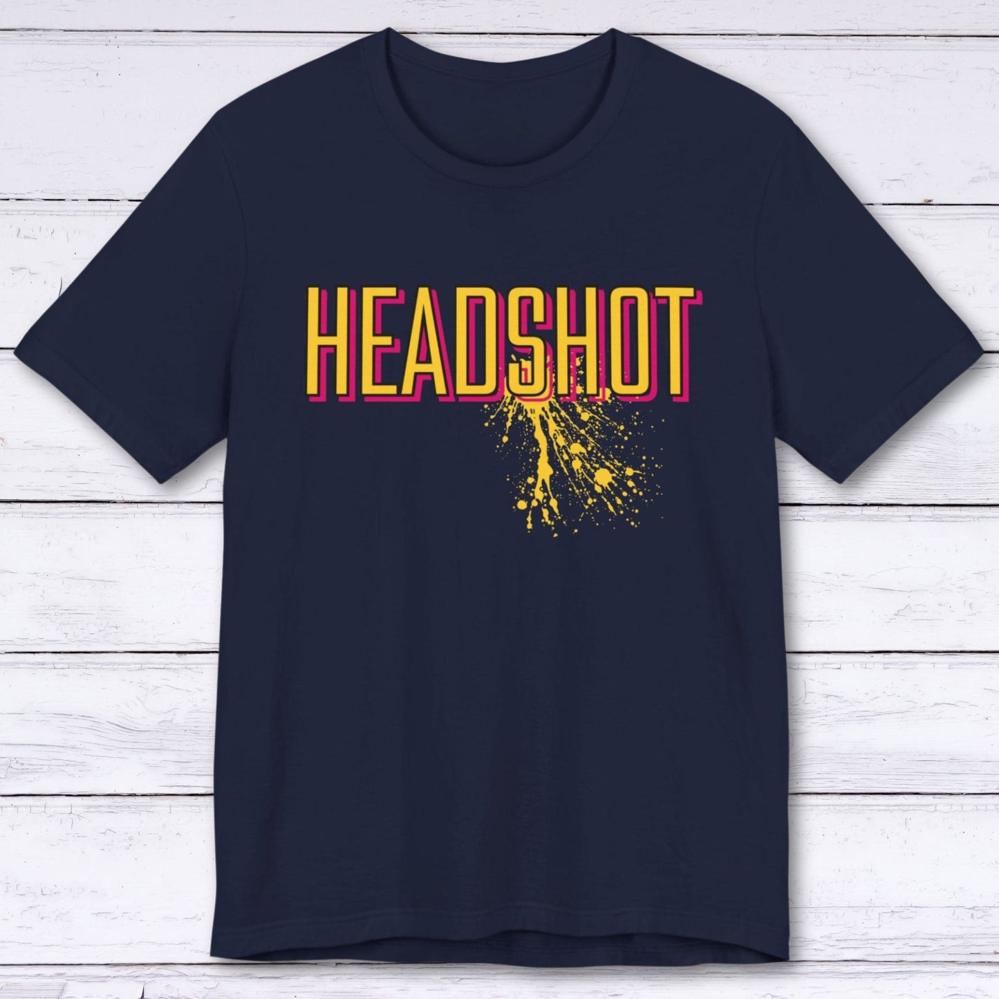 T-Shirt Navy / S Urban Headshot Graffiti T-shirt