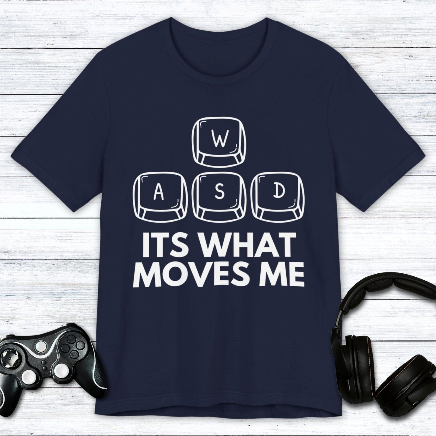 T-Shirt Navy / S What Moves Me Gamer T-shirt