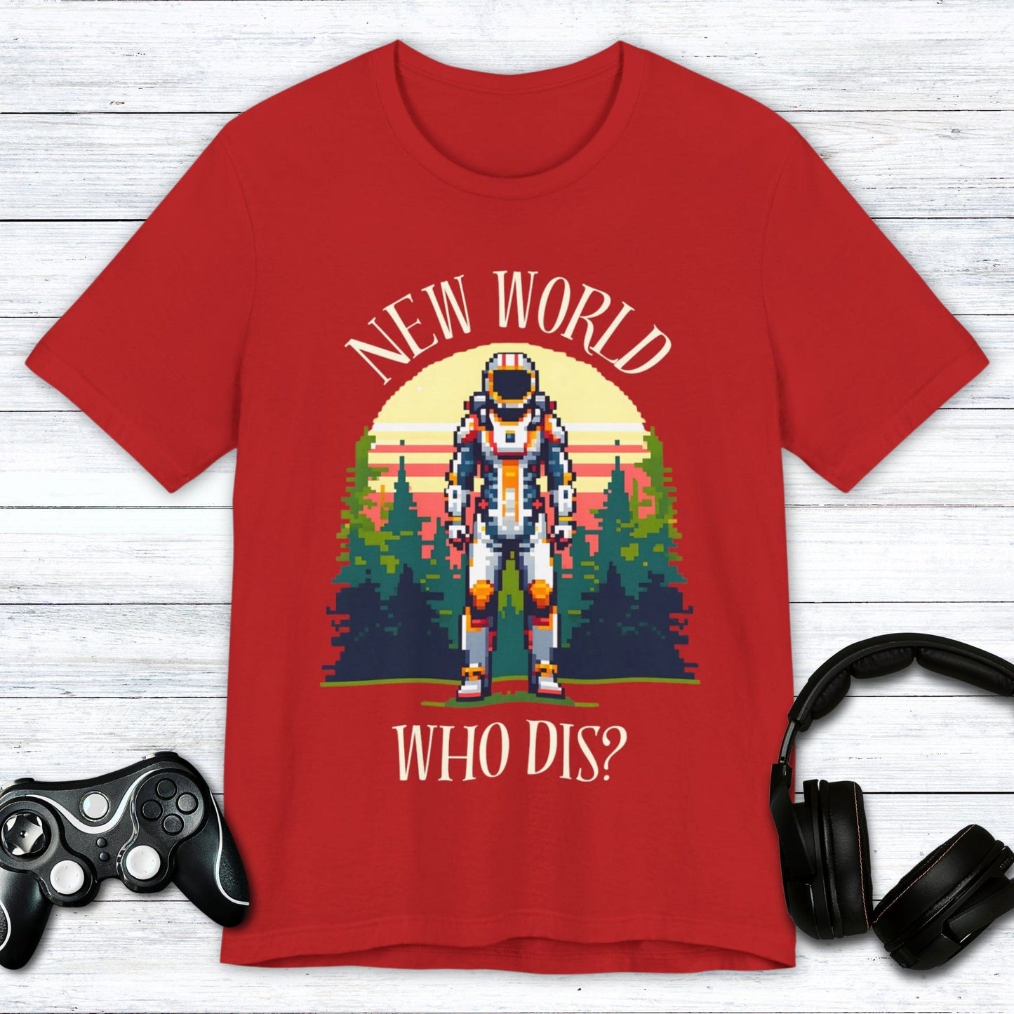 T-Shirt Red / S New World Who Dis T-shirt