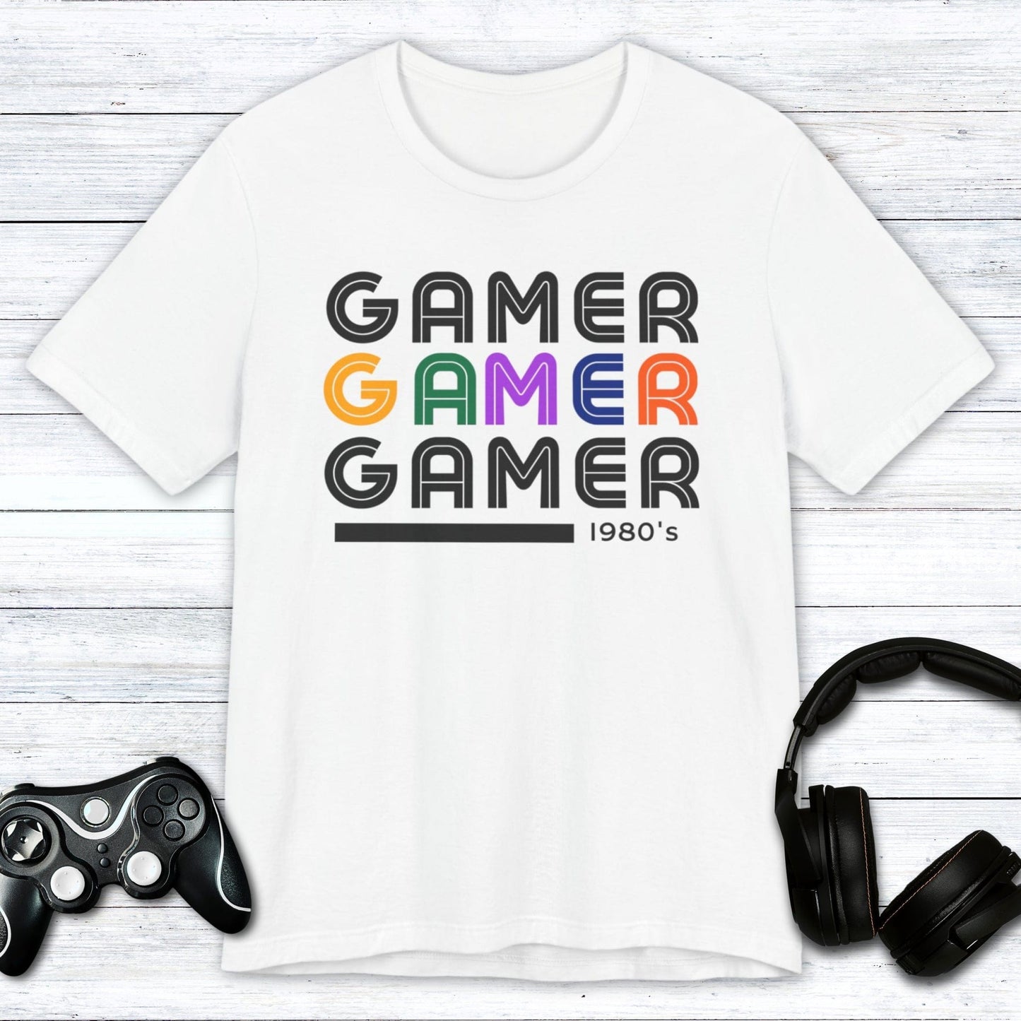 T-Shirt White / S 80's Gamer Flashback T-shirt