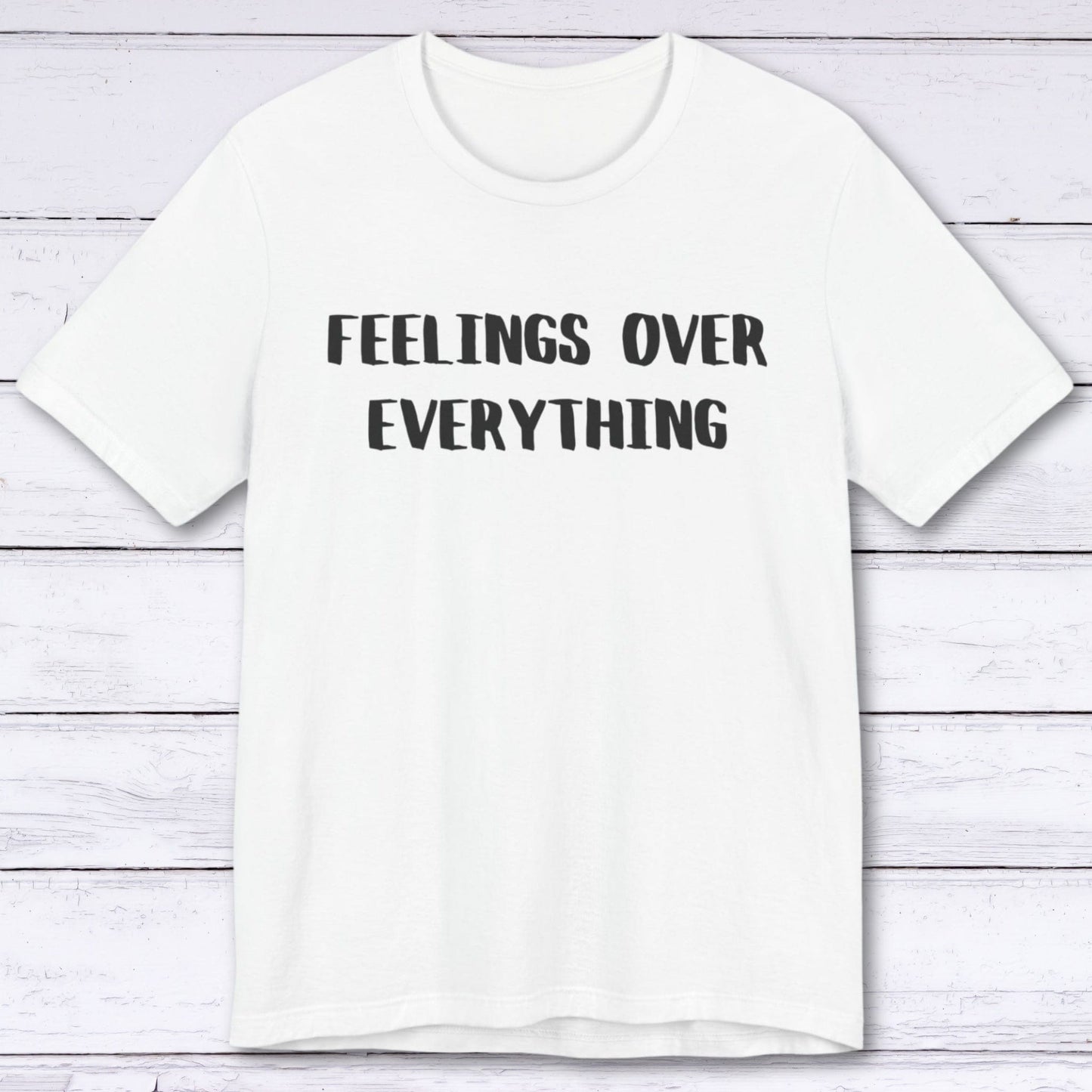 T-Shirt White / S Feelings Over Everything "FOE" T-shirt