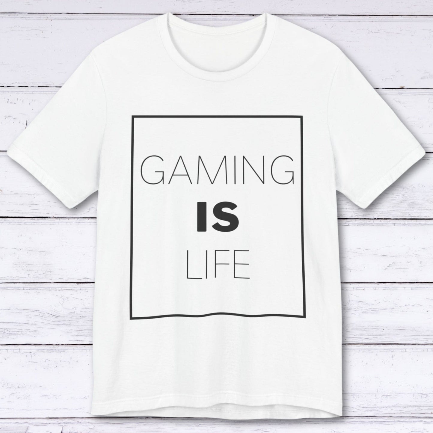 T-Shirt White / S Gaming is Life T-shirt
