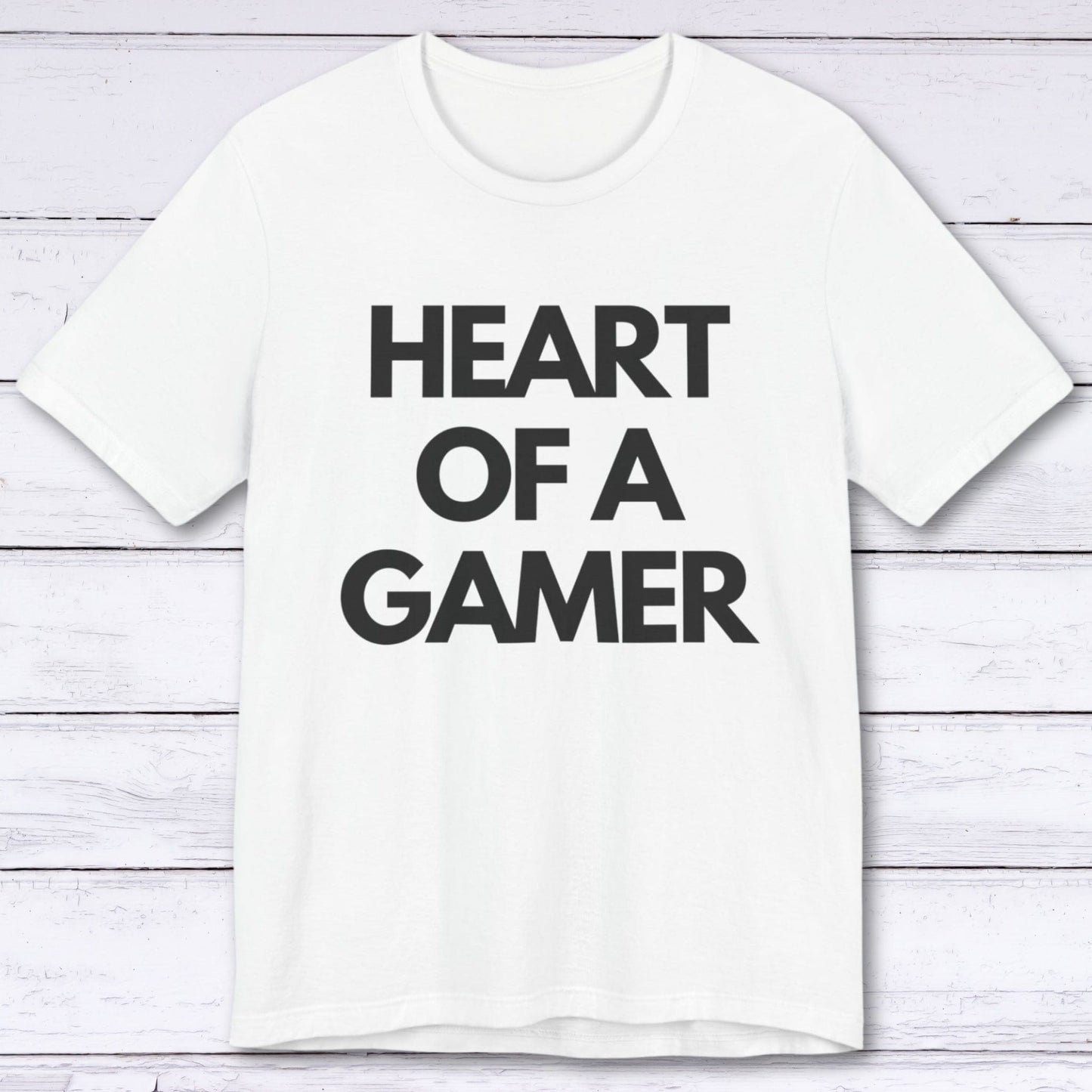 T-Shirt White / S Heart of a Gamer T-shirt