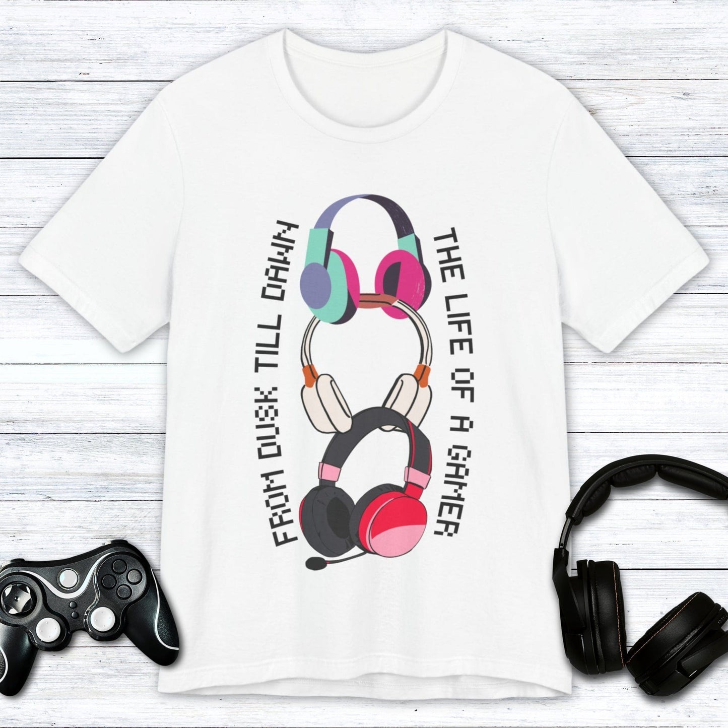 T-Shirt White / S Life of a Gamer (Headset) T-shirt