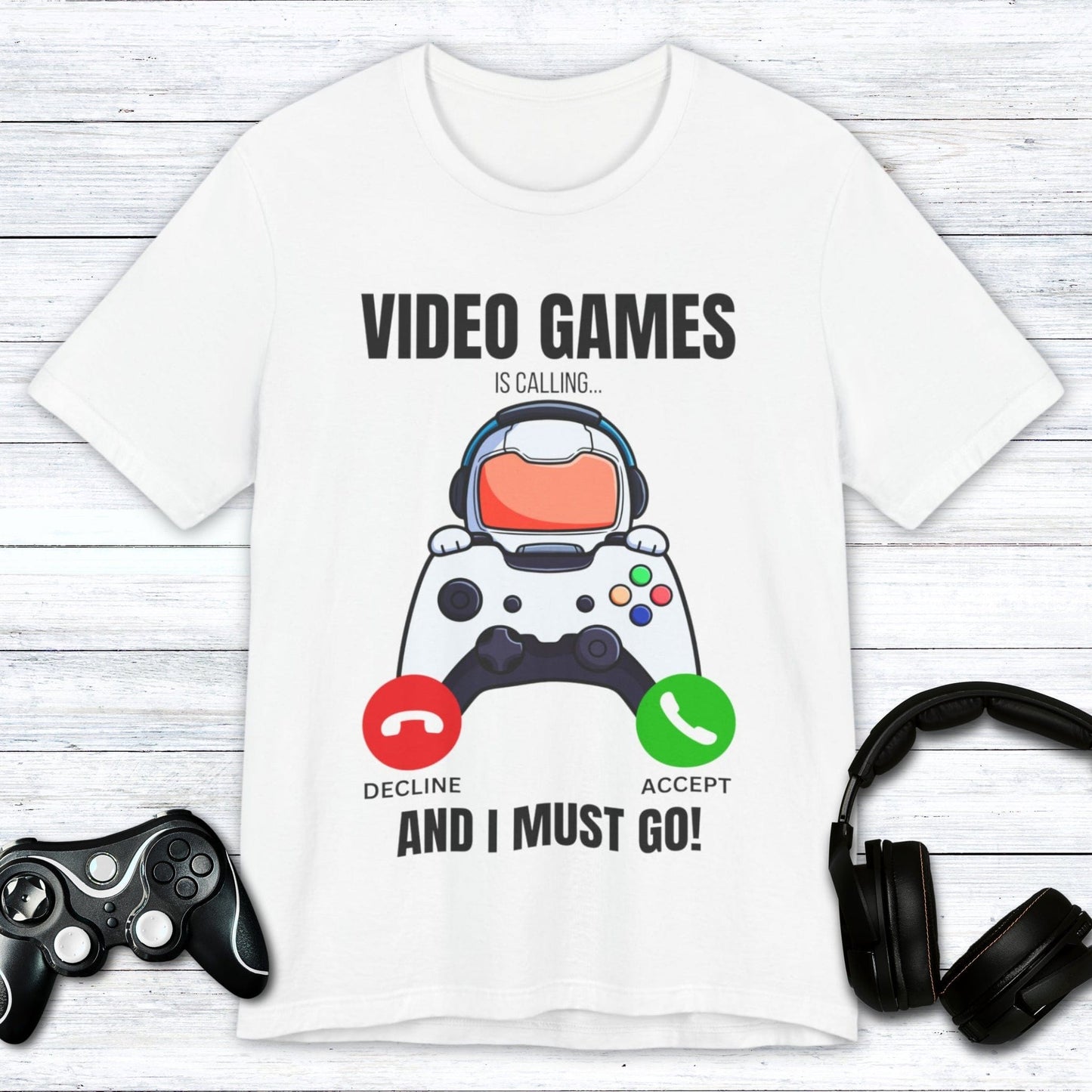 T-Shirt White / S Pick Up the Controller T-shirt