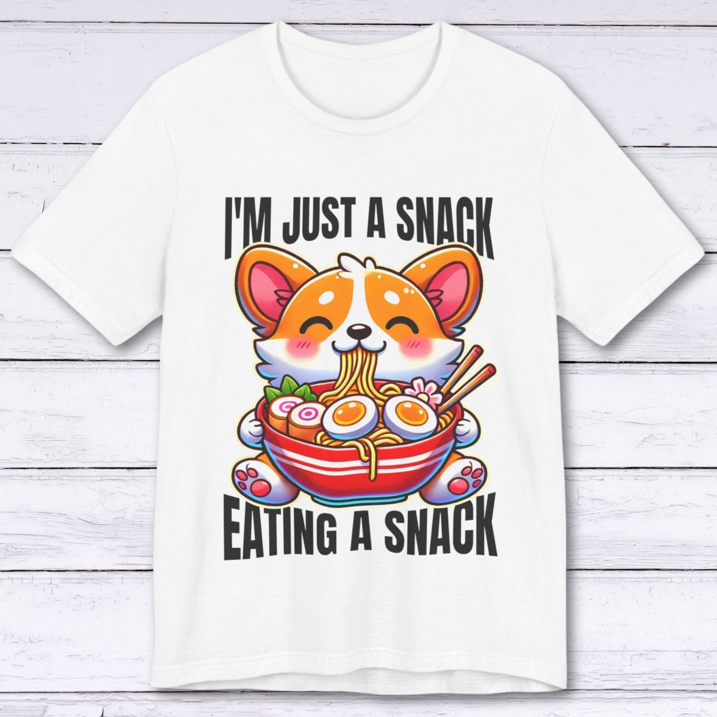 T-Shirt White / S Snack on Snack Action T-shirt