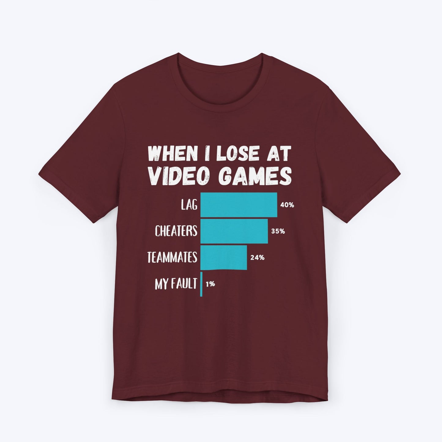 When I Lose at Video Games T-shirt