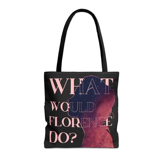 Bags Medium What Would Florence Do Tote Bag (Black Edition)