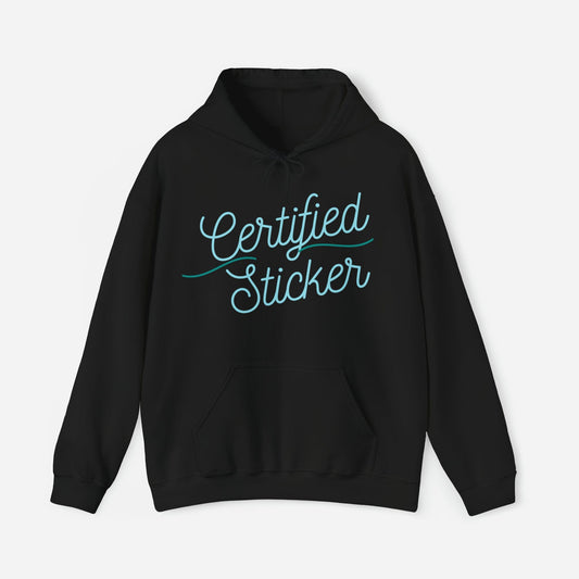 Hoodie Black / S Certified Sticker Hooded Sweatshirt