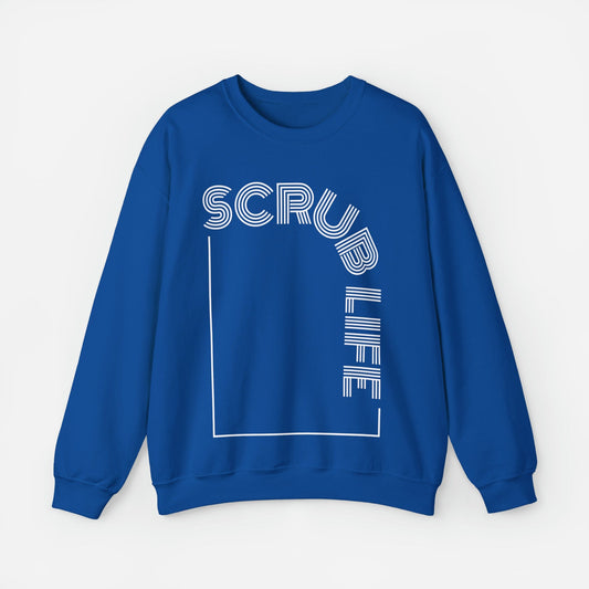 Sweatshirt S / Royal 90 Degree Scrub Life Crewneck Sweatshirt