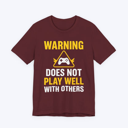 T-Shirt Approach with Caution Gaming T-shirt