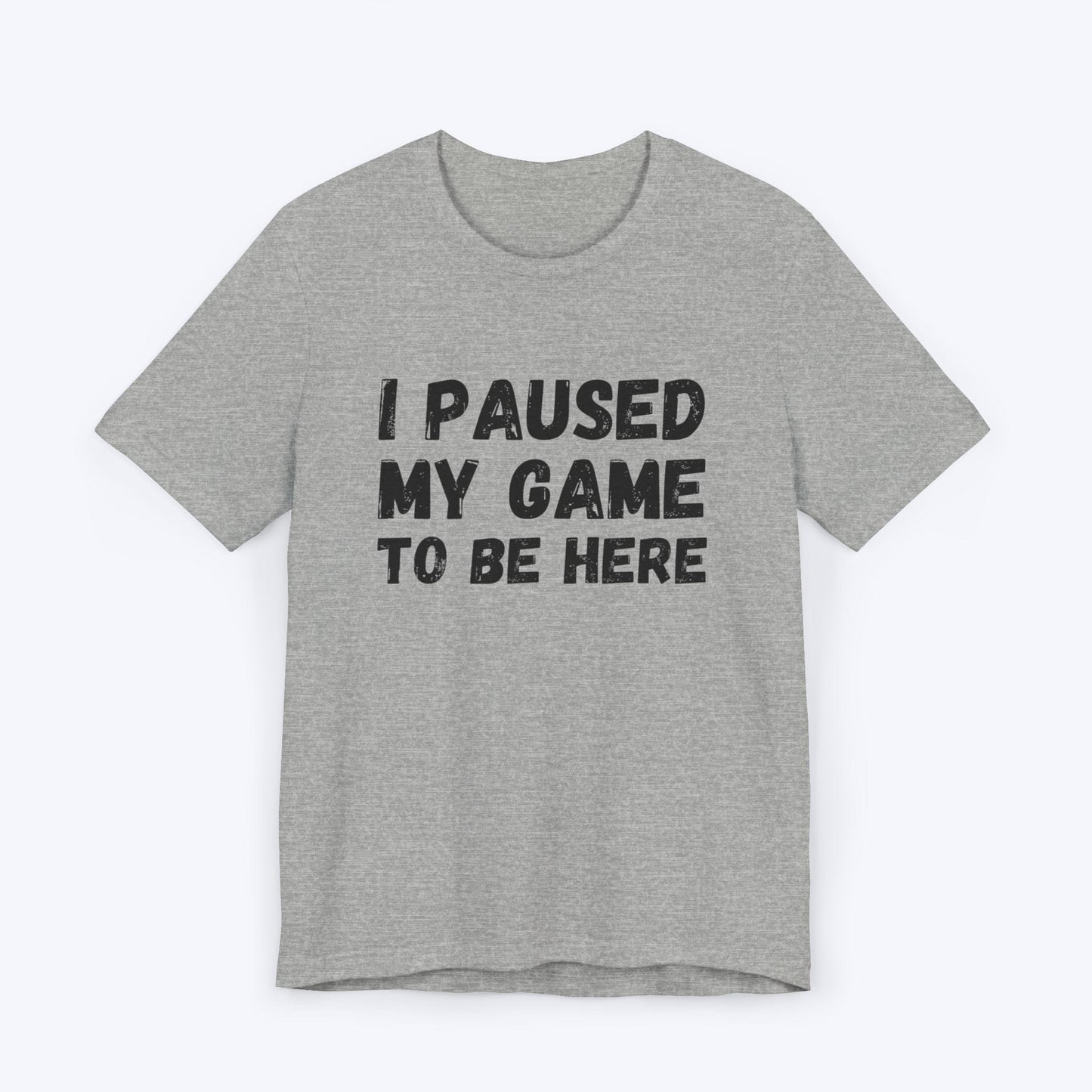 T-Shirt Athletic Heather / S Reluctantly Paused T-shirt